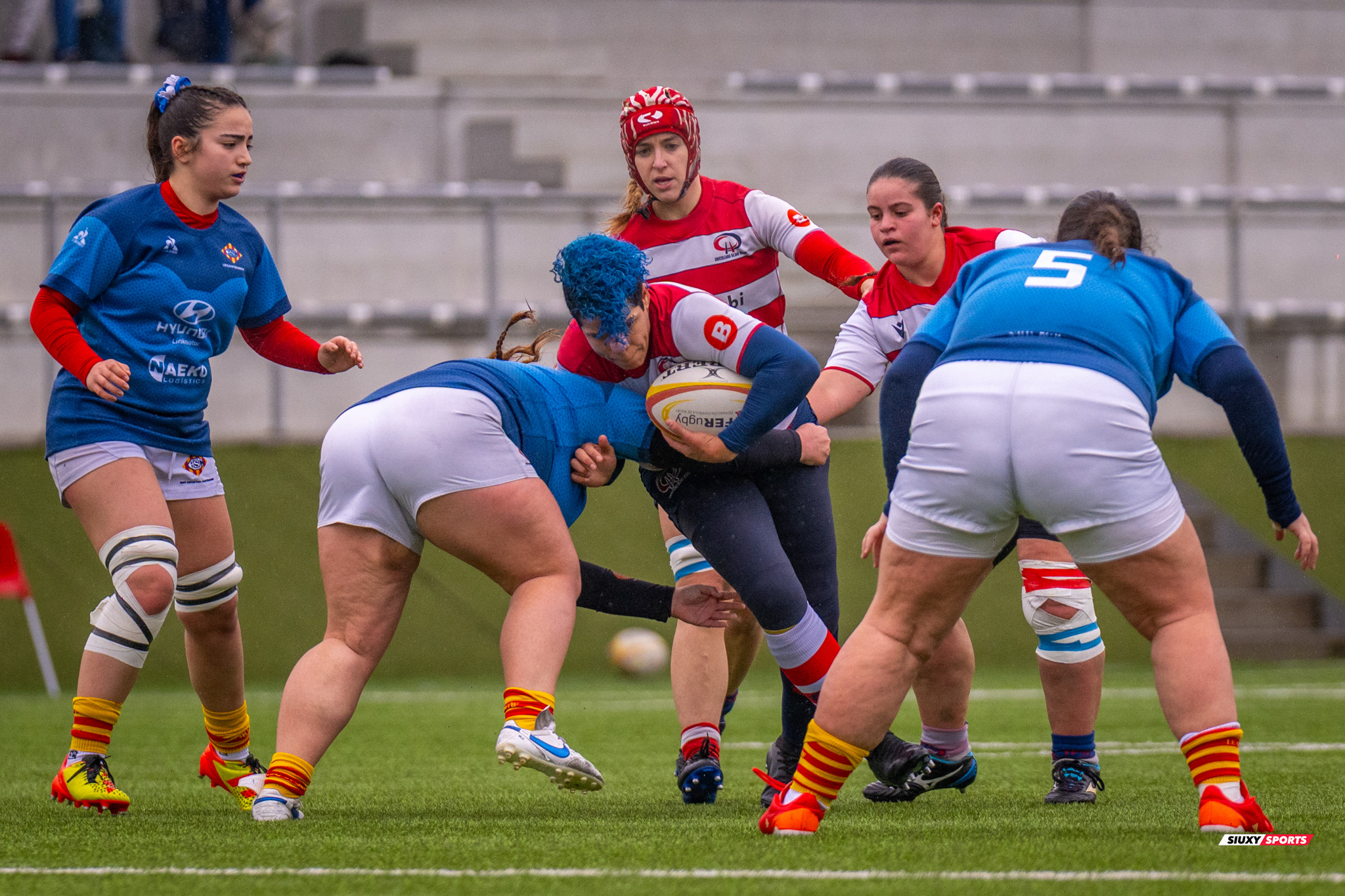  Universitario Bilbao Rugby - Unió Esportiva Santboiana - Rugby - FER 2026 -  Div Honor B Fem - Universitario Bilbao Rugby vs Unio Esportiva Santboiana (#FER26DHBFUBS1) Photo by: Fredy Monfoto | Siuxy Sports 2026-01-18
