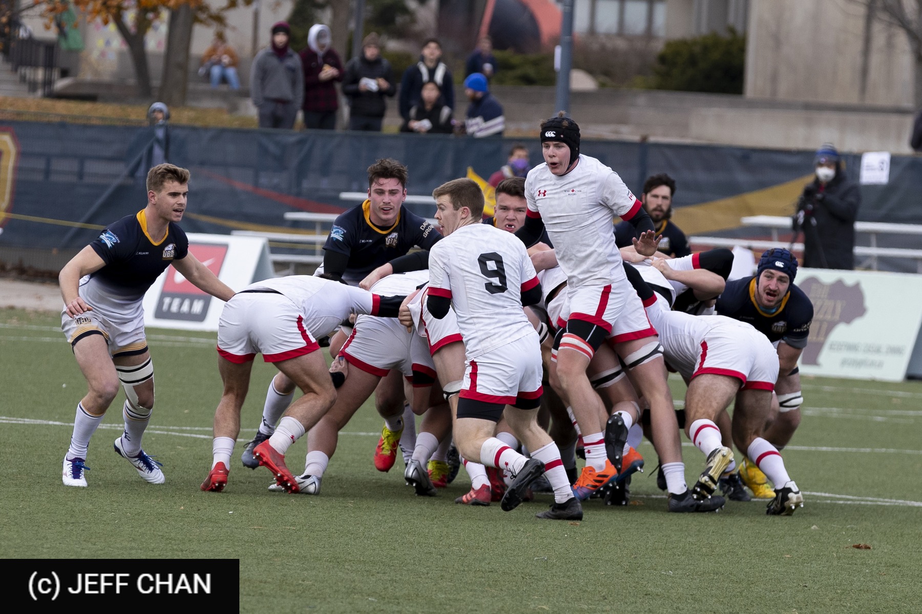 Joshua DOWNES -  University of British Columbia - Royal Military College of Canada - Rugby - CANUMENS 2021 - U British Columbia vs RMC of Canada - by Jeff Chan (#CANUMENS2102) Photo by: Jeff Chan | Siuxy Sports 2021-11-24