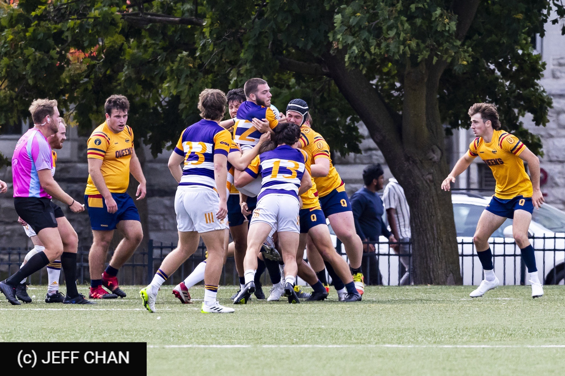  Queen's University - Wilfrid Laurier University - Rugby - OUA 2023 Queen's vs Laurier (#OUA23QULA09) Photo by: Jeff Chan | Siuxy Sports 2023-09-23