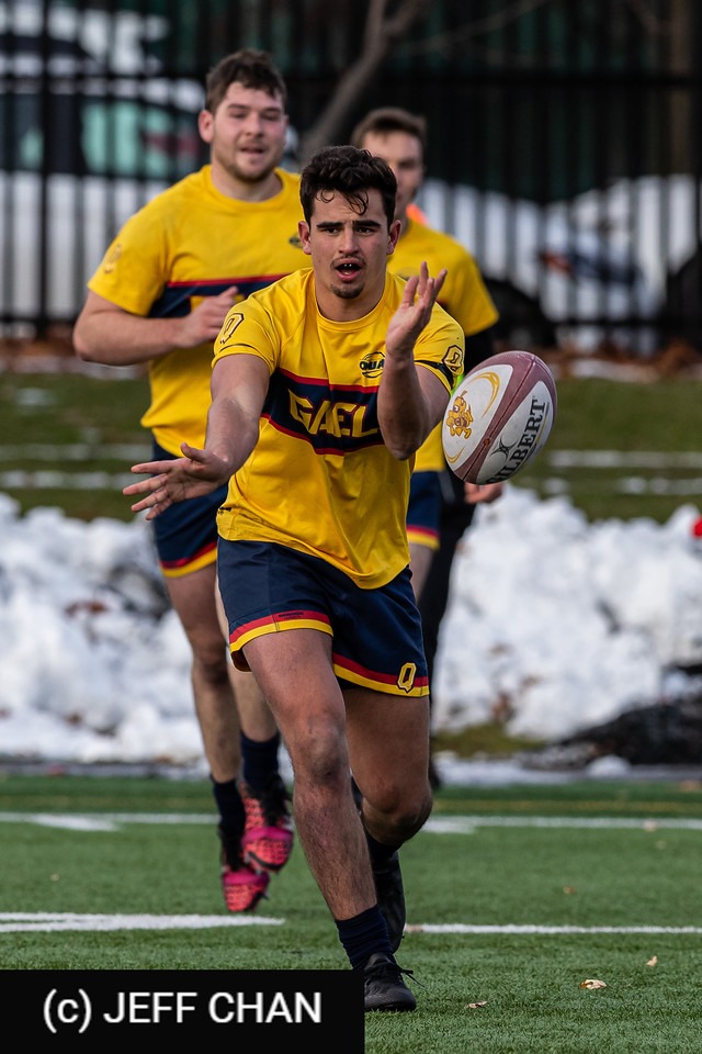 Joshua ENGELBRECHT - Ruairidh MACPHAIL -  Queen's University - University of Victoria - Rugby - CANUMENS 2019 - Queen's U vs U Victoria - by Jeff Chan (#CANUMENS1905) Photo by: Jeff Chan | Siuxy Sports 2019-11-22