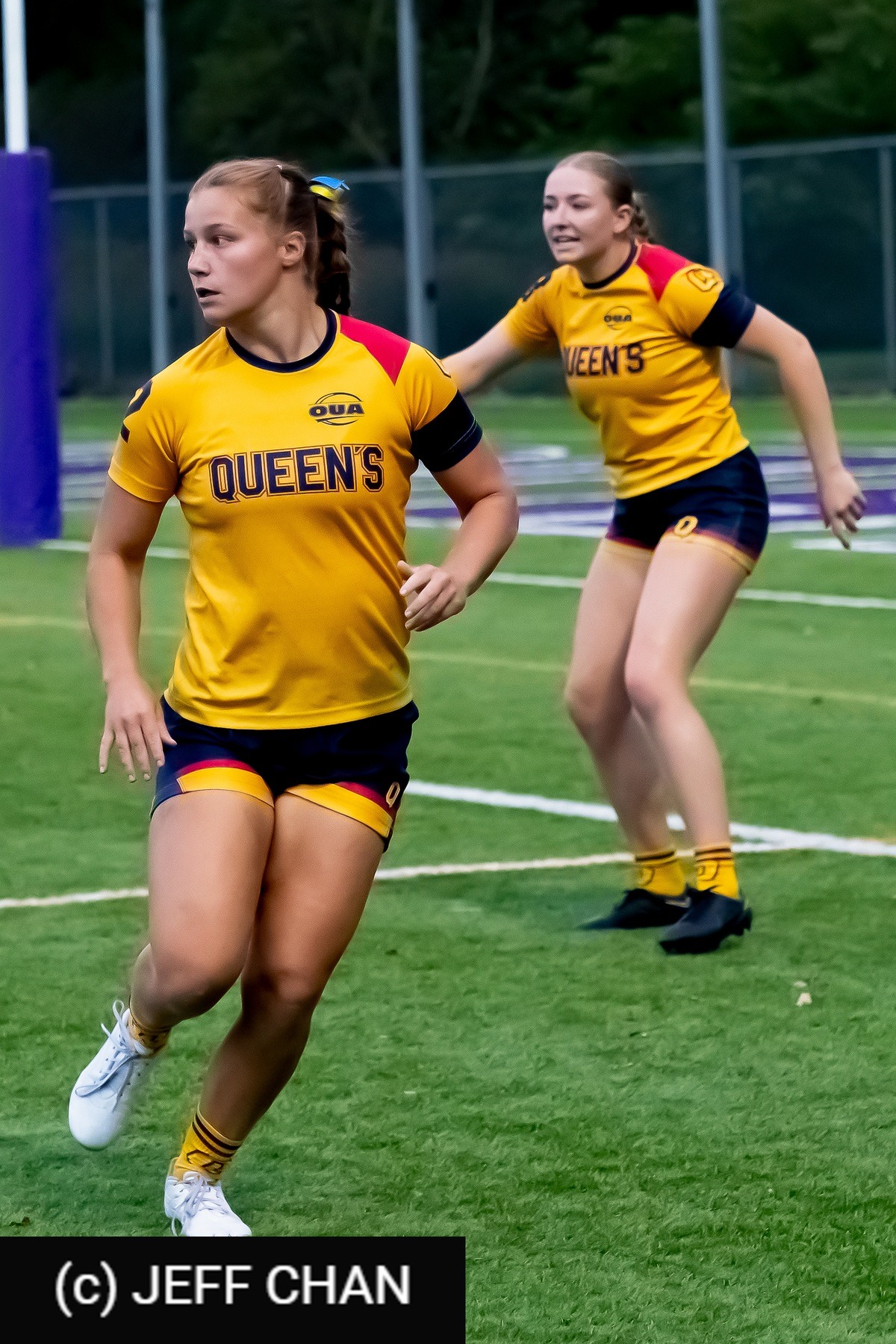  Queen's University - University of Western Ontario - Rugby - OUA 2024 Queen's (W) vs Western (#OUW24QWWE09) Photo by: Jeff Chan | Siuxy Sports 2024-09-27