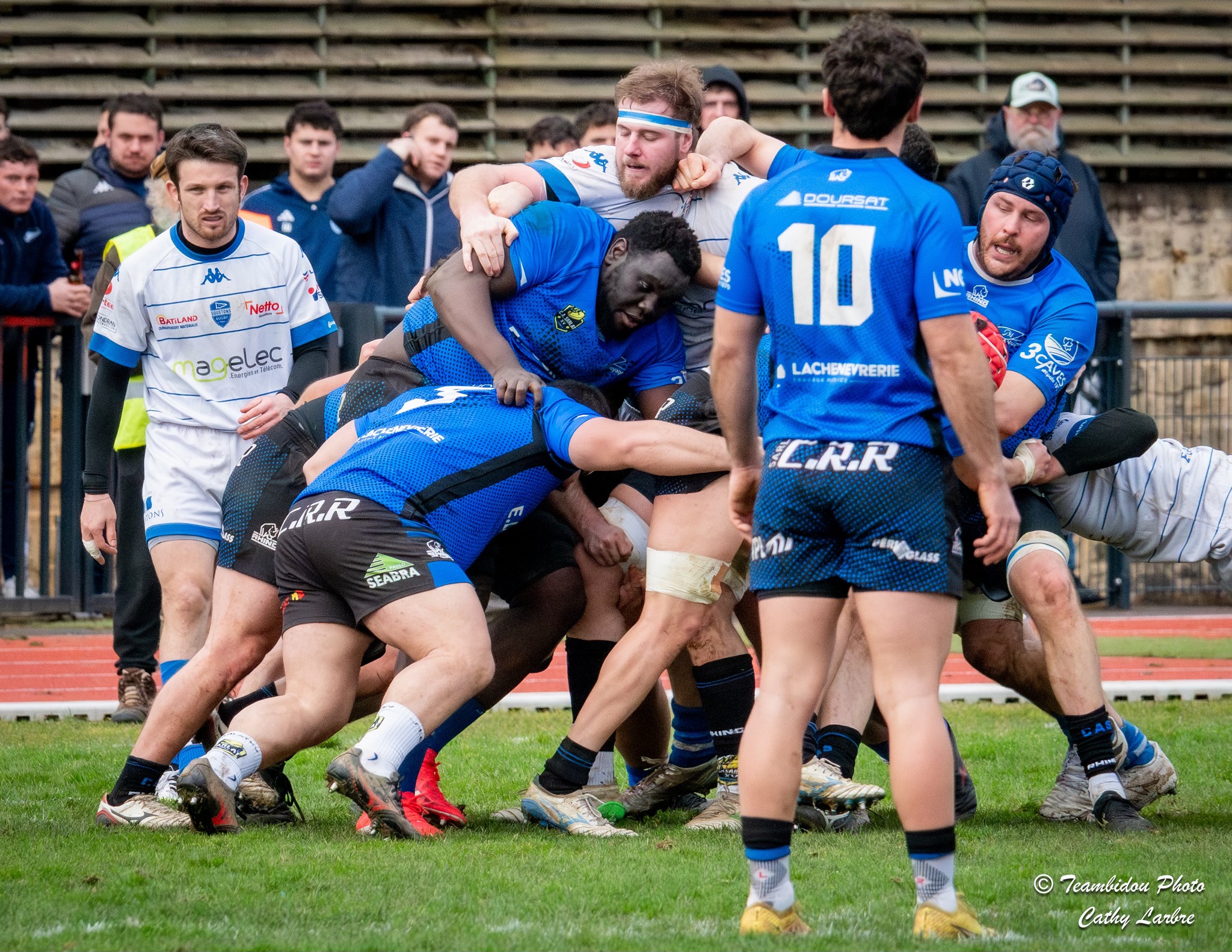  AS Soustons Rugby - Sarlat Rugby - Rugby - FFR 2026 - Fédérale 1 - AS Soustons Rugby vs Sarlat Rugby (#FFR26F1SRSR2) Photo by: Photo Teambidou | Siuxy Sports 2026-02-01