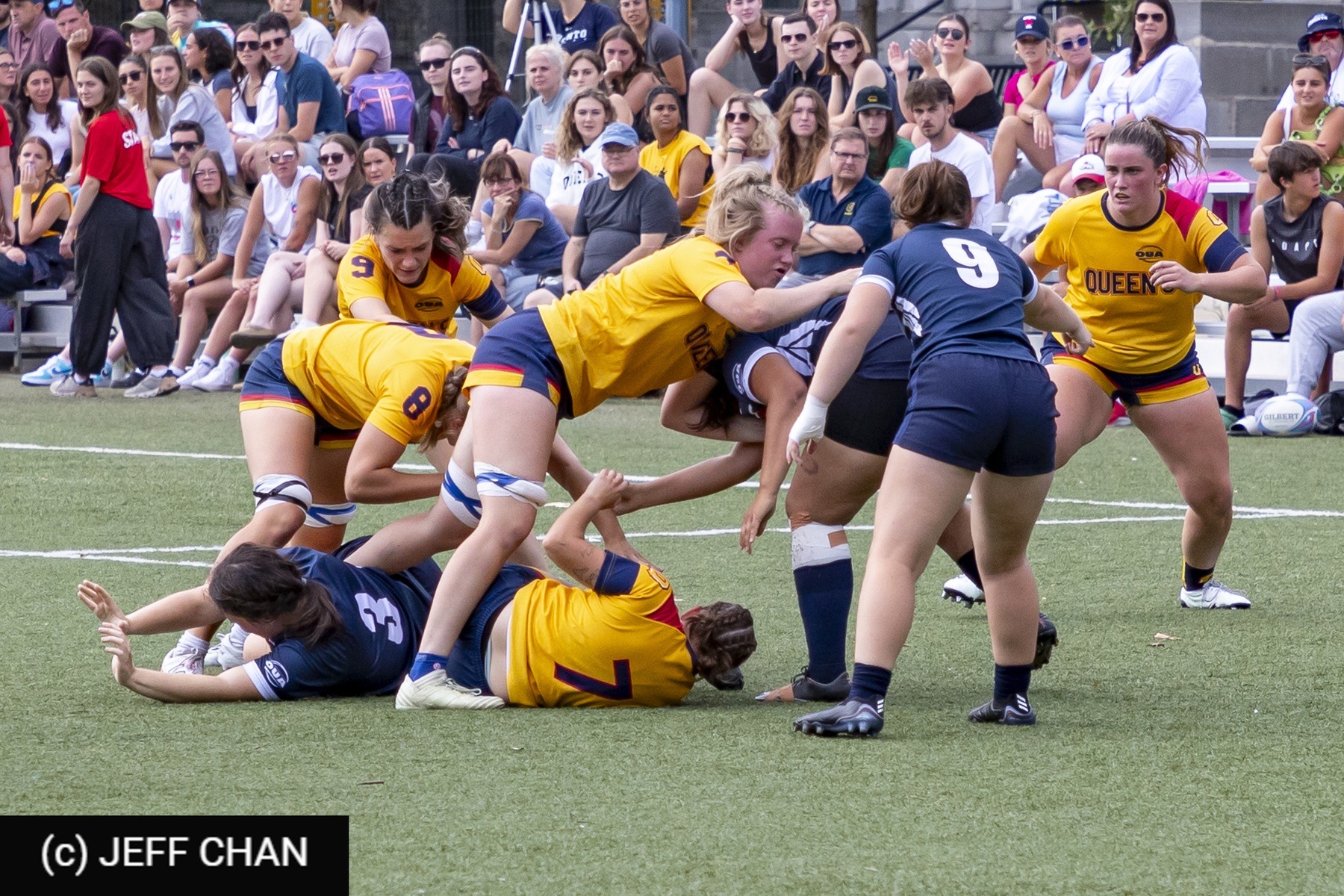  Queen's University - University of Toronto - Rugby - OUA 2023 Queen's (W) vs Toronto (#OUW23QWUT09) Photo by: Jeff Chan | Siuxy Sports 2023-09-09