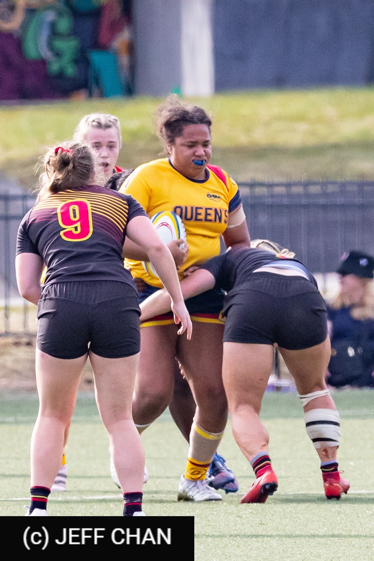  Queen's University - University of Guelph - Rugby - OUA 2023 Queen's (W) vs Guelph (#OUW23QWGU09) Photo by: Jeff Chan | Siuxy Sports 2023-09-23