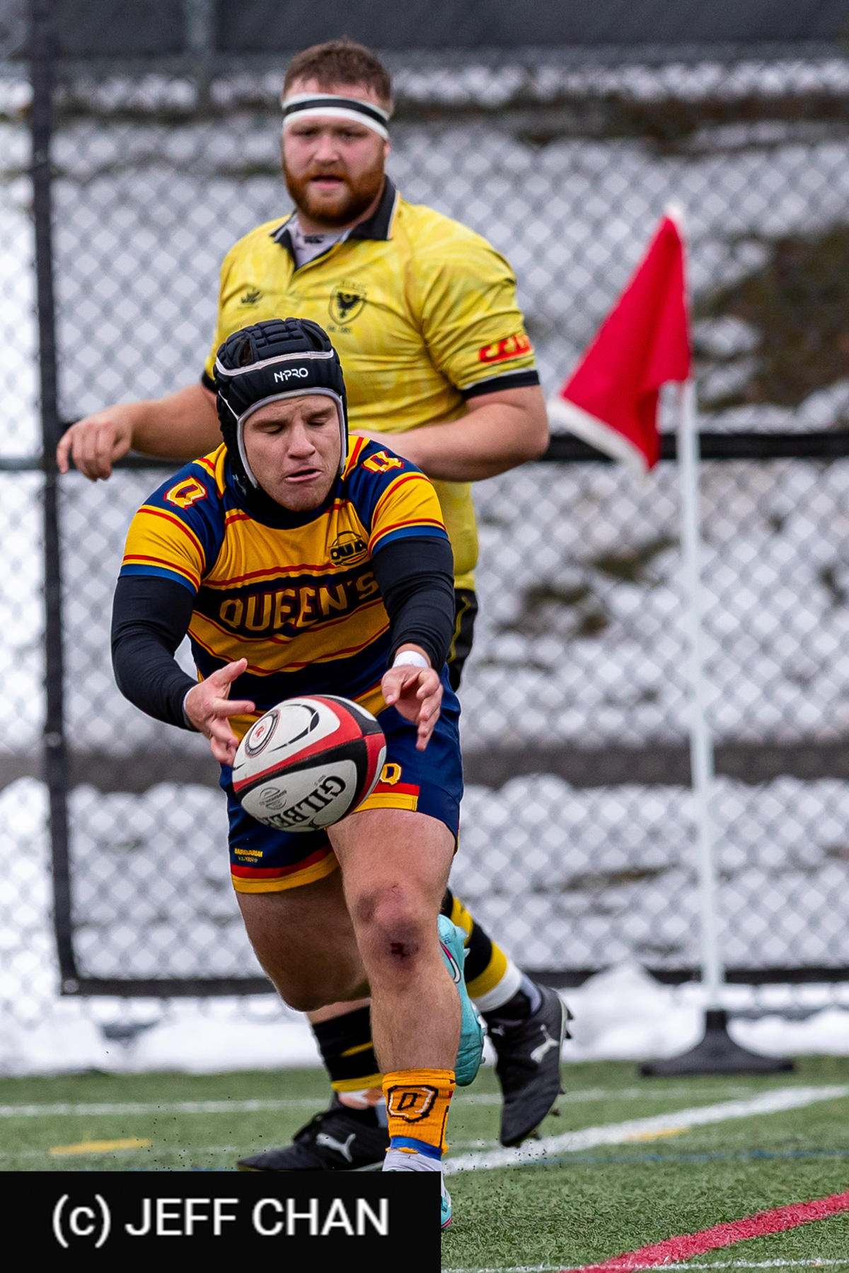 Parker BATES - Adam DOYLE -  Queen's University - Dalhousie University - Rugby - CANUMENS 2025 - Queen's University vs Dalhousie University - Game#5 by Jeff Chan (#CANUMENS2575) Photo by: Jeff Chan | Siuxy Sports 2025-11-14