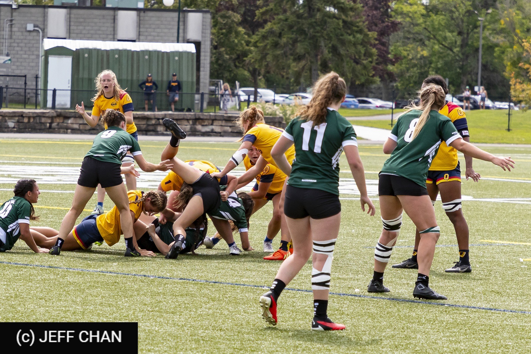  Queen's University - Trent University - Rugby - OUA 2023 Queen's (W) vs Trent (#OUW23QWTR09) Photo by: Jeff Chan | Siuxy Sports 2023-09-02