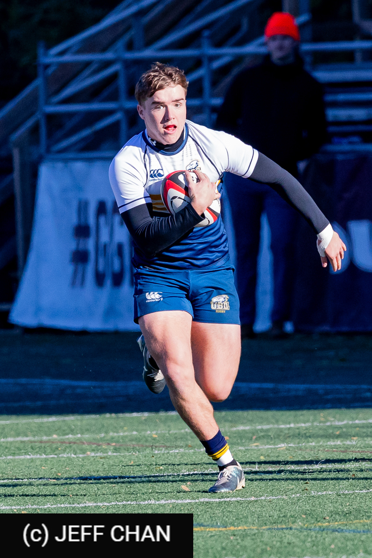 Liam JAMES -  University of British Columbia - University of British Columbia Okanagan - Rugby - CANUMENS 2024 - Qtr final - UBC vs UBCO by Jeff Chan (#CANUMENS2401) Photo by: Jeff Chan | Siuxy Sports 2024-11-13