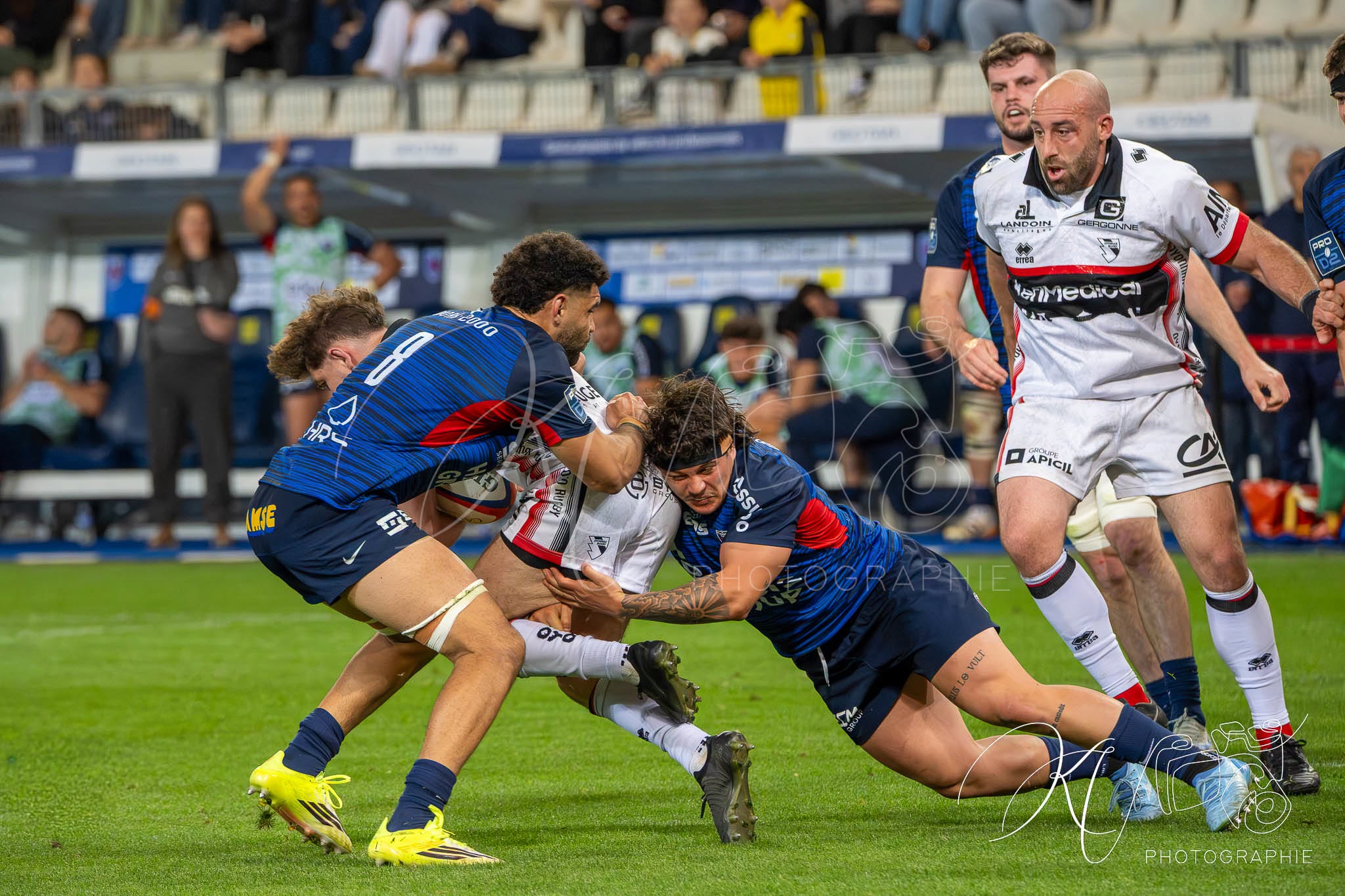 Victor GUILLAUMOND -  FC Grenoble Rugby - US Oyonnax Rugby - Rugby - FFR 2026 - Pro D2 - Grenoble vs Oyonnax (#FFR26PD2GROY4) Photo by: Karine Valentin | Siuxy Sports 2026-04-17