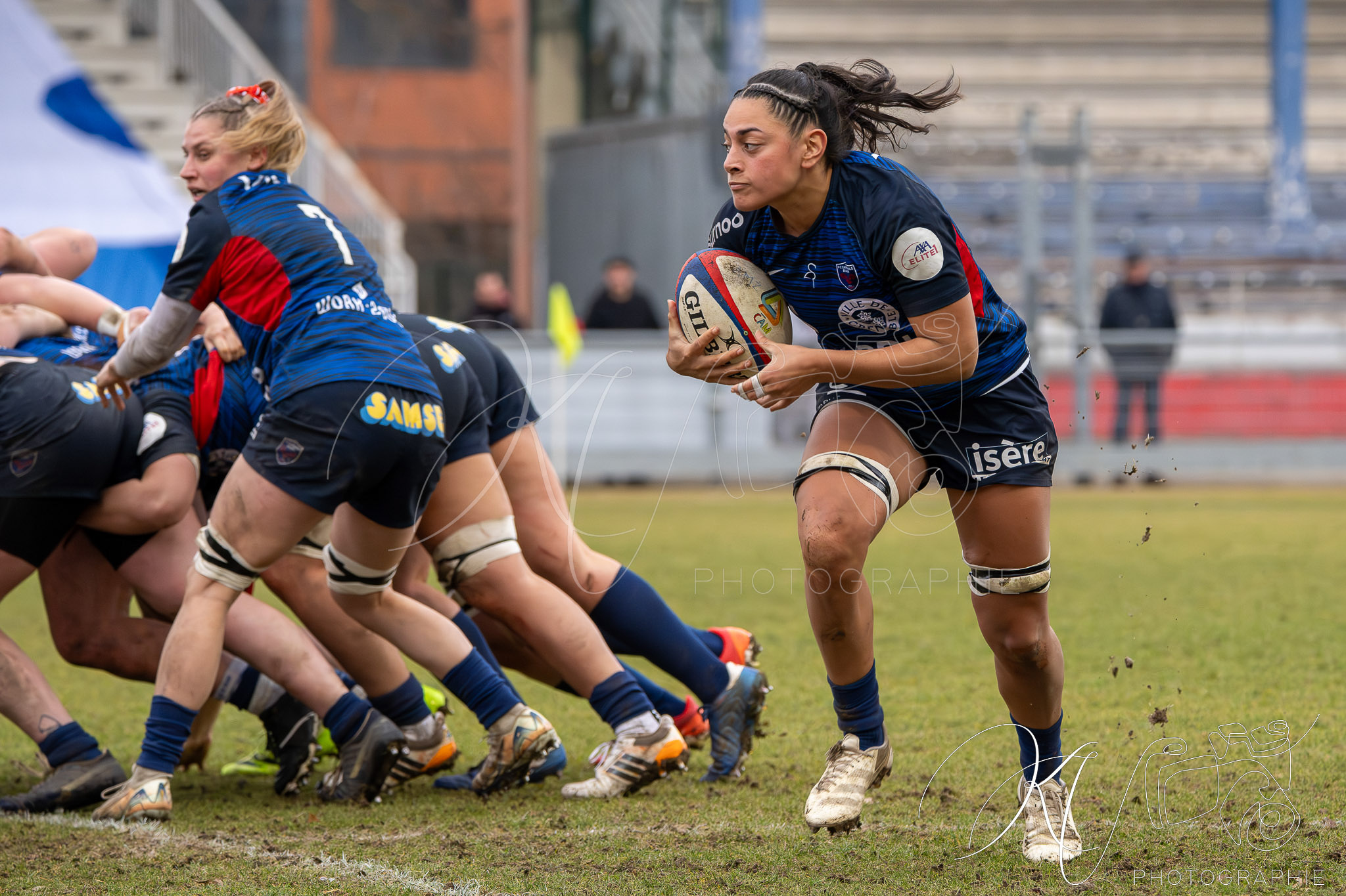  FC Grenoble Rugby - Stade Bordelais - Rugby - FFR 2026 - Elite 1 - Amazones FC Grenoble vs Lionnes Stade Bordelais (#FFR26E1AMLI02) Photo by: Karine Valentin | Siuxy Sports 2026-02-14