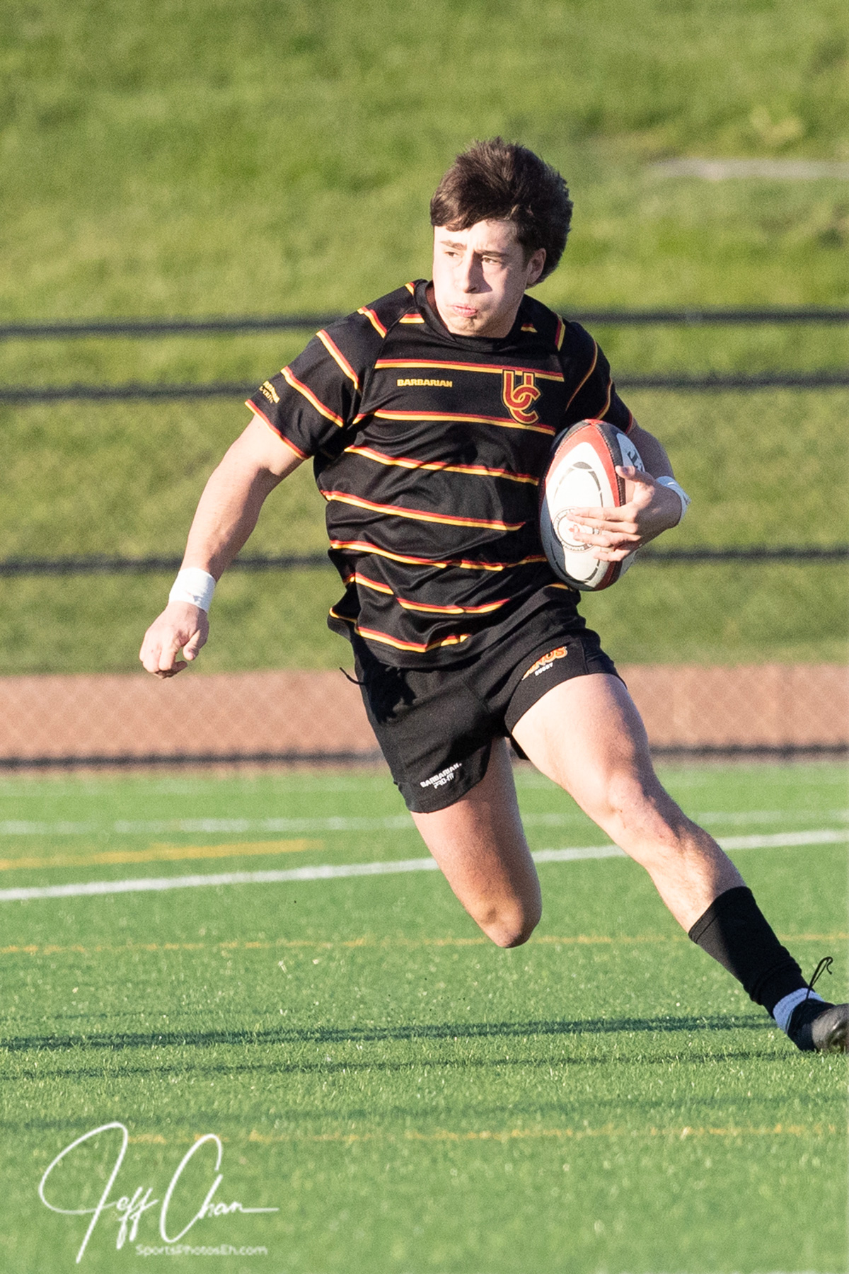 Lane BOWKER -  Trinity Western University - University of Calgary - Rugby - CANUMENS 2023 - Semi final - Trinity W vs Calgary U by Jeff Chan (#CANUMENS2308) Photo by: Jeff Chan | Siuxy Sports 2023-11-17