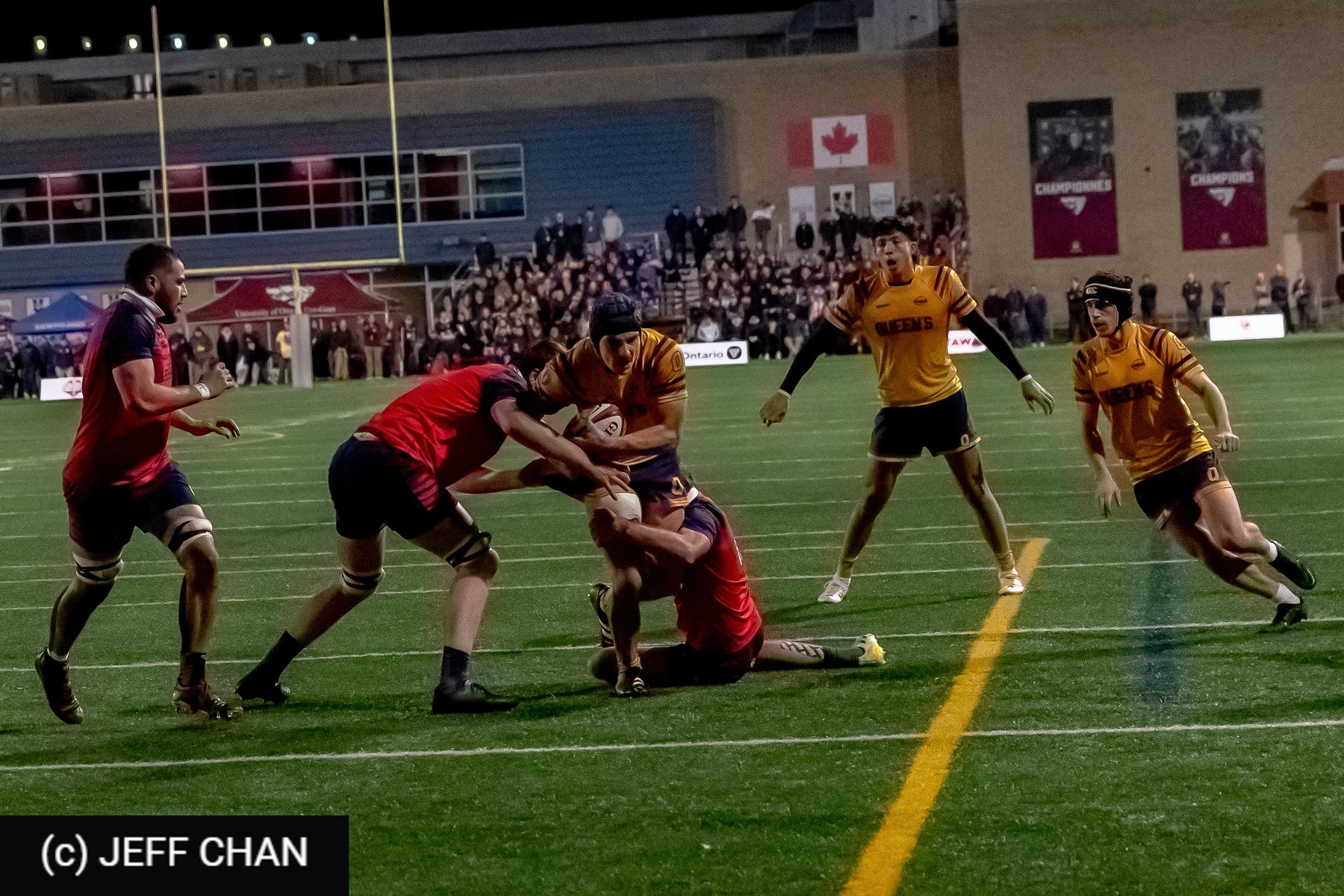  Queen's University - ÉTS (École de technologie supérieure) - Rugby - CUMRC 2024 Queen's vs ETS (#CU24QUET11) Photo by: Jeff Chan | Siuxy Sports 2024-11-17