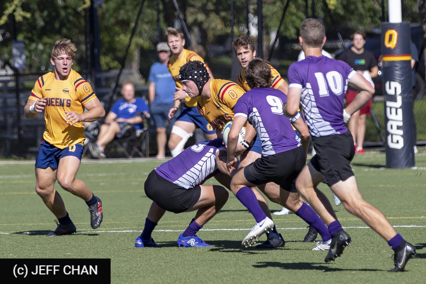  Queen's University - University of Western Ontario - Rugby - OUA 2022 Queen's vs Western (#OUA22QUWE09) Photo by: Jeff Chan | Siuxy Sports 2022-09-24
