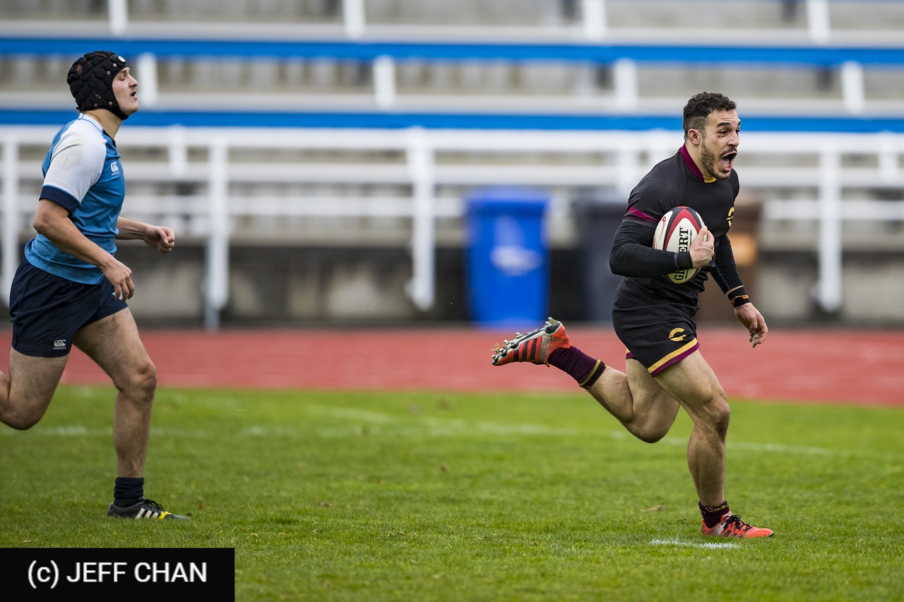 Michael LAPLAINE-PEREIRA -  University of Victoria - Université Concordia - Rugby - CANUMENS 2018 - U Victoria vs Concordia U - Bronze Game by Jeff Chan (#CANUMENS1808) Photo by: Jeff Chan | Siuxy Sports 2018-11-25