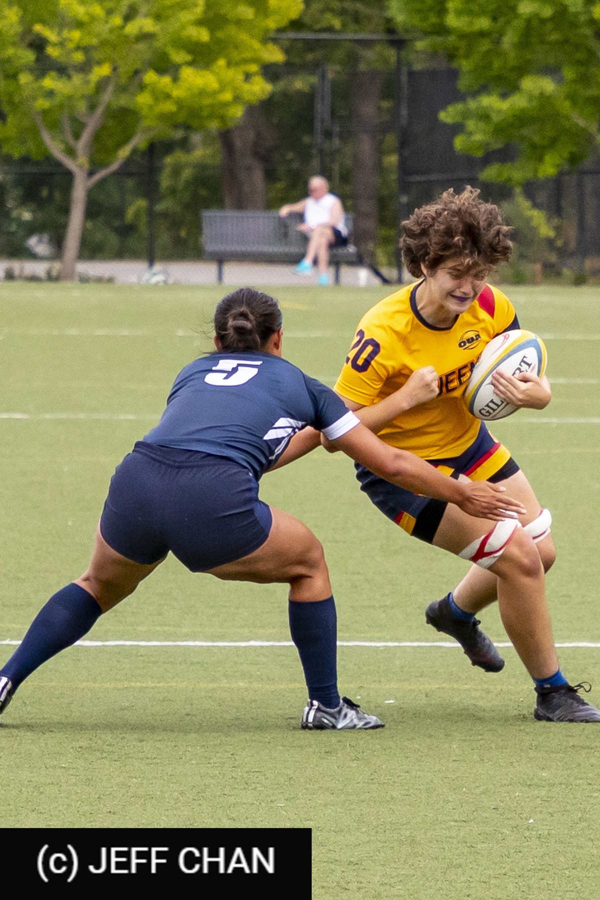  Queen's University - University of Toronto - Rugby - OUA 2023 Queen's (W) vs Toronto (#OUW23QWUT09) Photo by: Jeff Chan | Siuxy Sports 2023-09-09