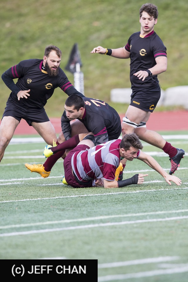 Dylan MACDONALD - Zach PELLETIER -  McMaster University - Université Concordia - Rugby - CANUMENS 2017 - McMaster U vs Concordia U - by Jeff Chan (#CANUMENS1705) Photo by: Jeff Chan | Siuxy Sports 2017-11-17