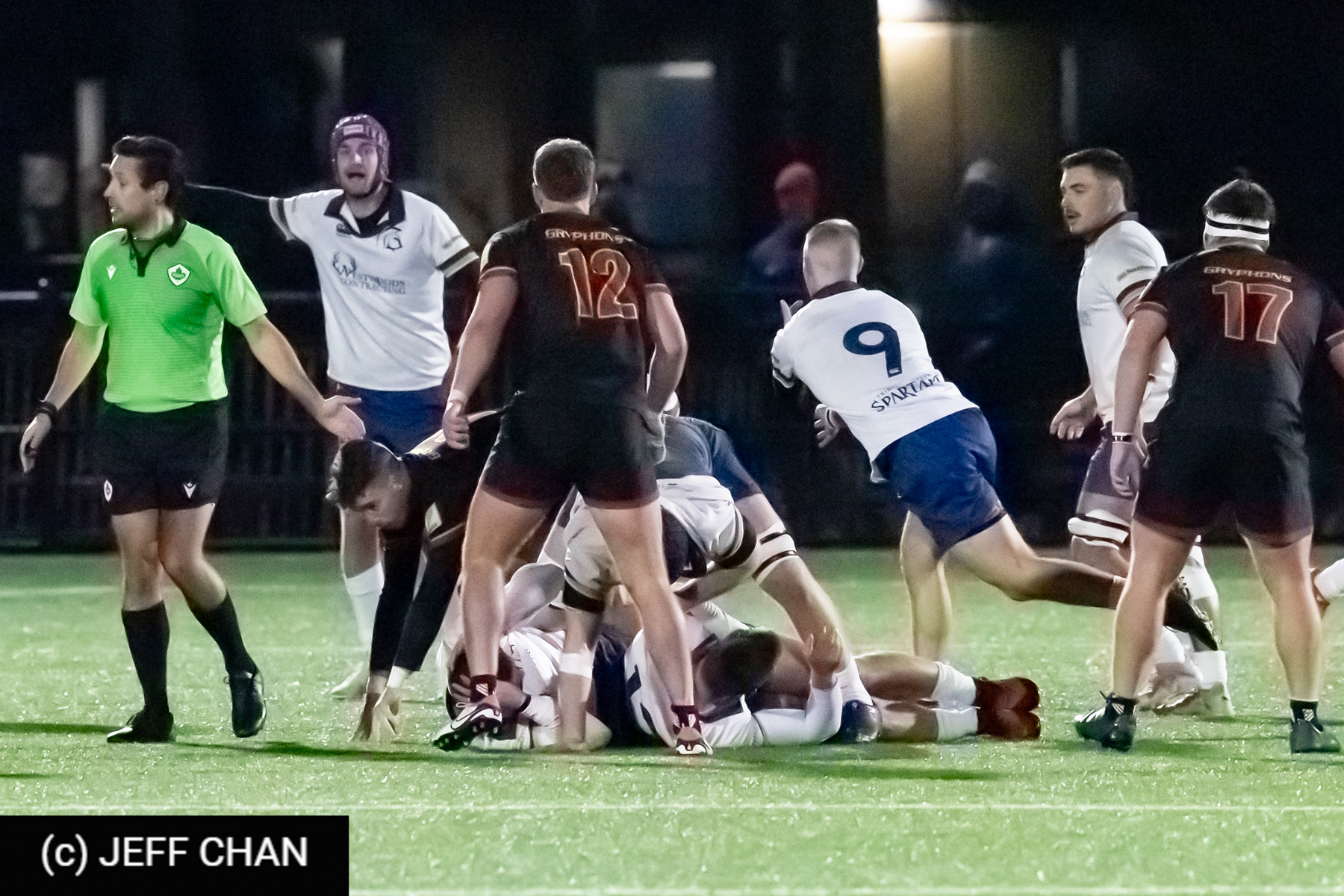 University of Guelph - Trinity Western University - Rugby - CANUMENS 2023 - Quarter final - Guelph vs Trinity Western by Jeff Chan (#CANUMENS2302) Photo by: Jeff Chan | Siuxy Sports 2023-11-15