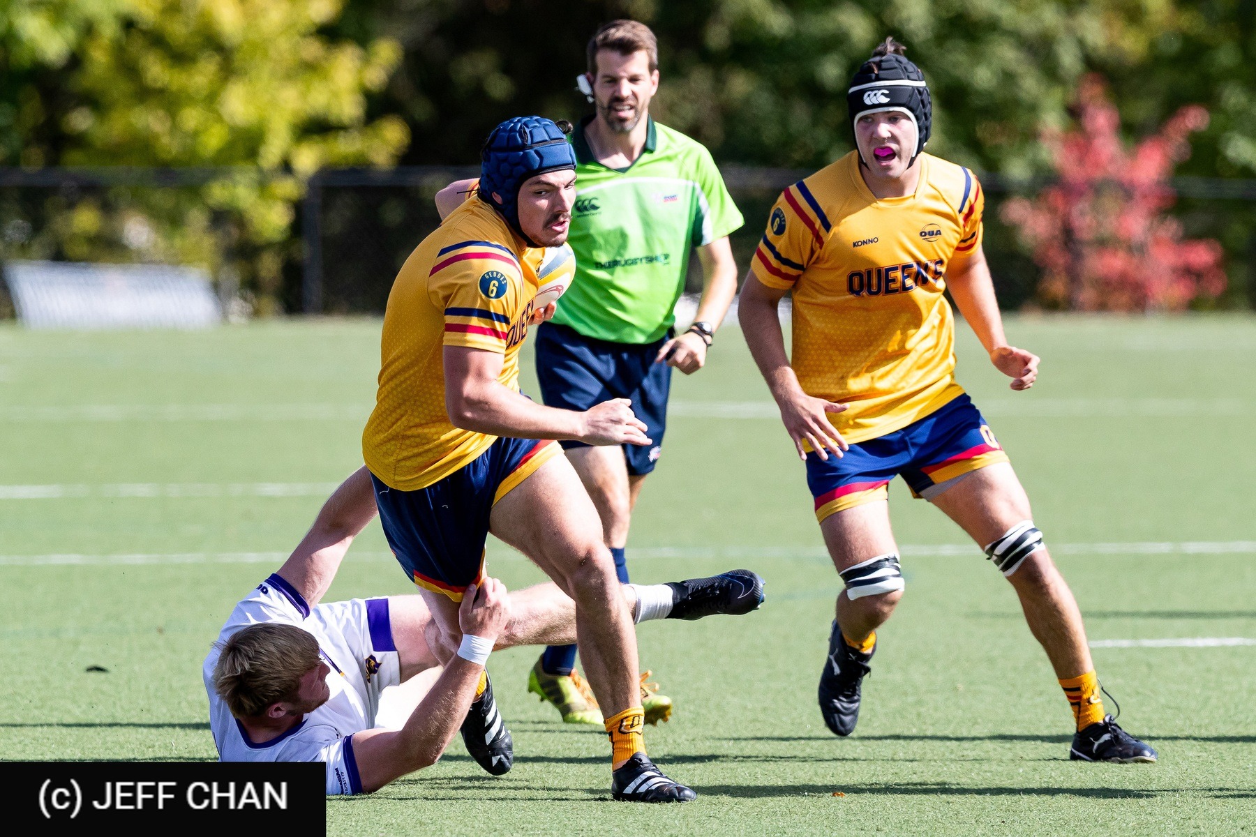  Queen's University - Wilfrid Laurier University - Rugby - OUA 2024 Queen's vs Laurier (#OUA24QULA10) Photo by: Jeff Chan | Siuxy Sports 2024-10-05
