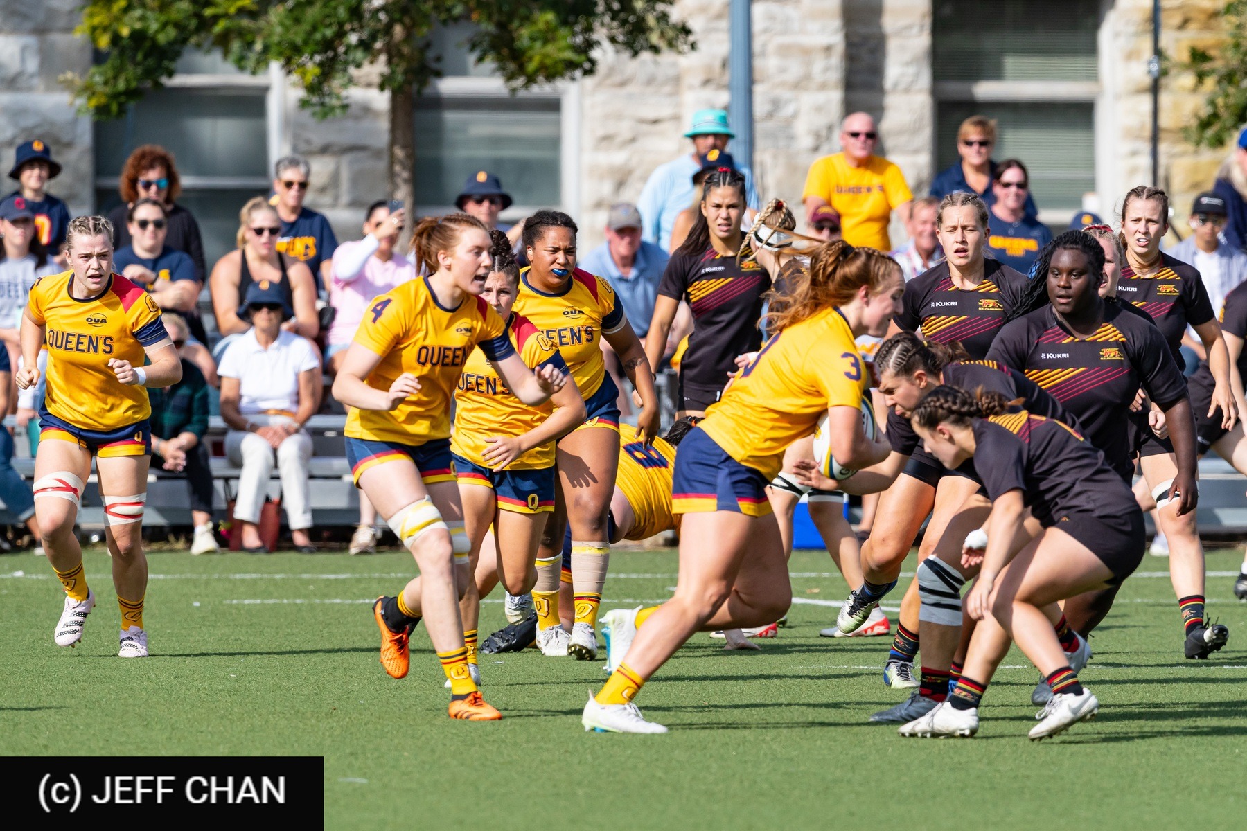  Queen's University - University of Guelph - Rugby - OUA 2023 Queen's (W) vs Guelph (#OUW23QWGU09) Photo by: Jeff Chan | Siuxy Sports 2023-09-23