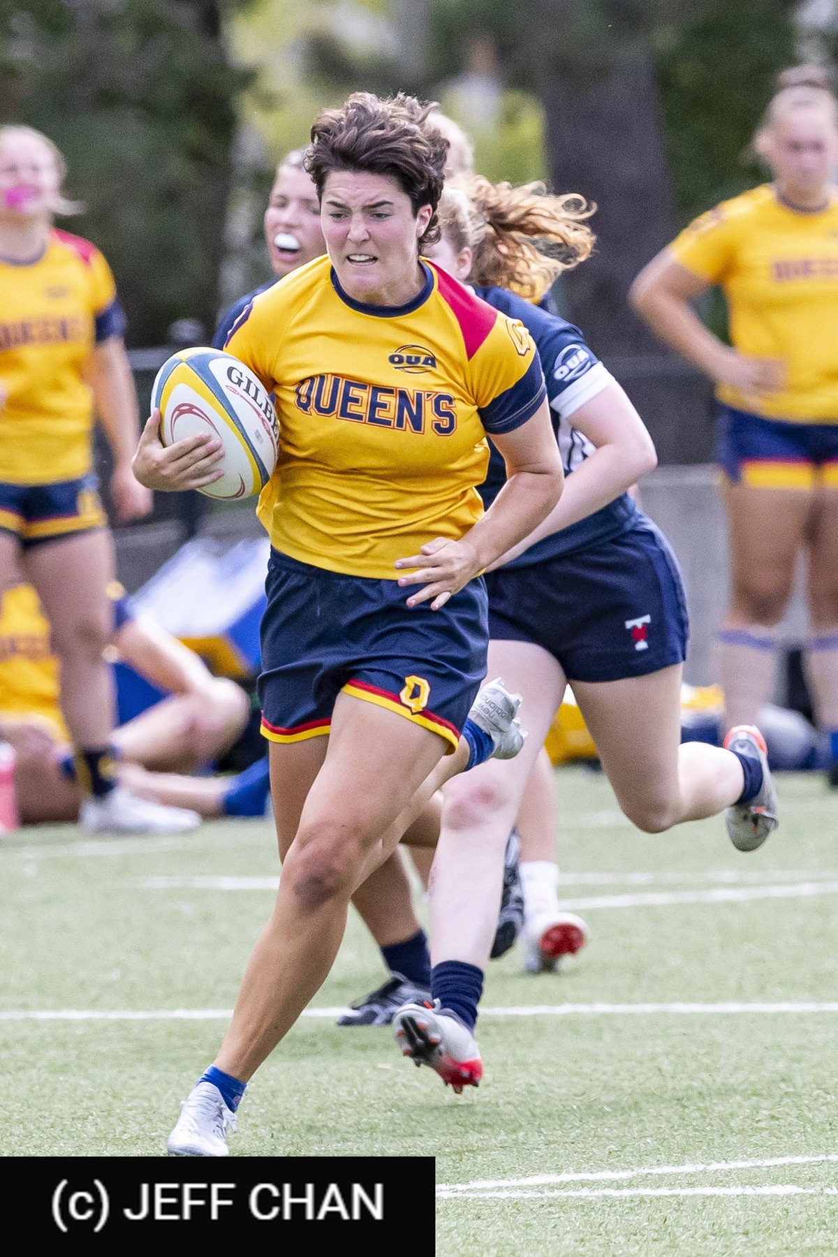 Queen's University - University of Toronto - Rugby - OUA 2023 Queen's (W) vs Toronto (#OUW23QWUT09) Photo by: Jeff Chan | Siuxy Sports 2023-09-09