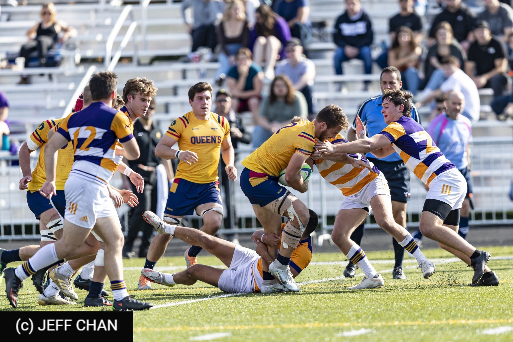  Queen's University - Wilfrid Laurier University - Rugby - OUA 2022 Queen's vs Laurier (#OUA22QULA10) Photo by: Jeff Chan | Siuxy Sports 2022-10-23