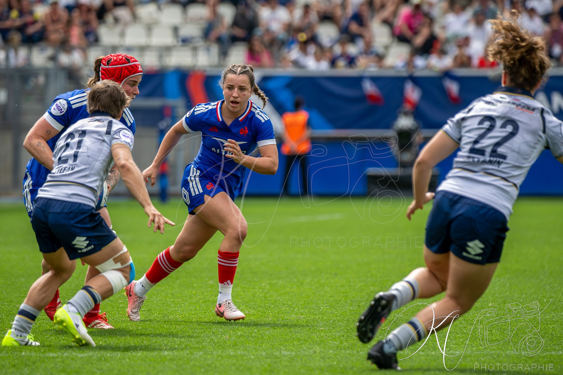 Alexandra CHAMBON -  Équipe feminin de France de rugby à XV - Nazionale di rugby a 15 dell'Italia (F) - Rugby - 6 Nations 2026 W - France vs Italy (#6NW26FRIT04) Photo by: Karine Valentin | Siuxy Sports 2026-04-11
