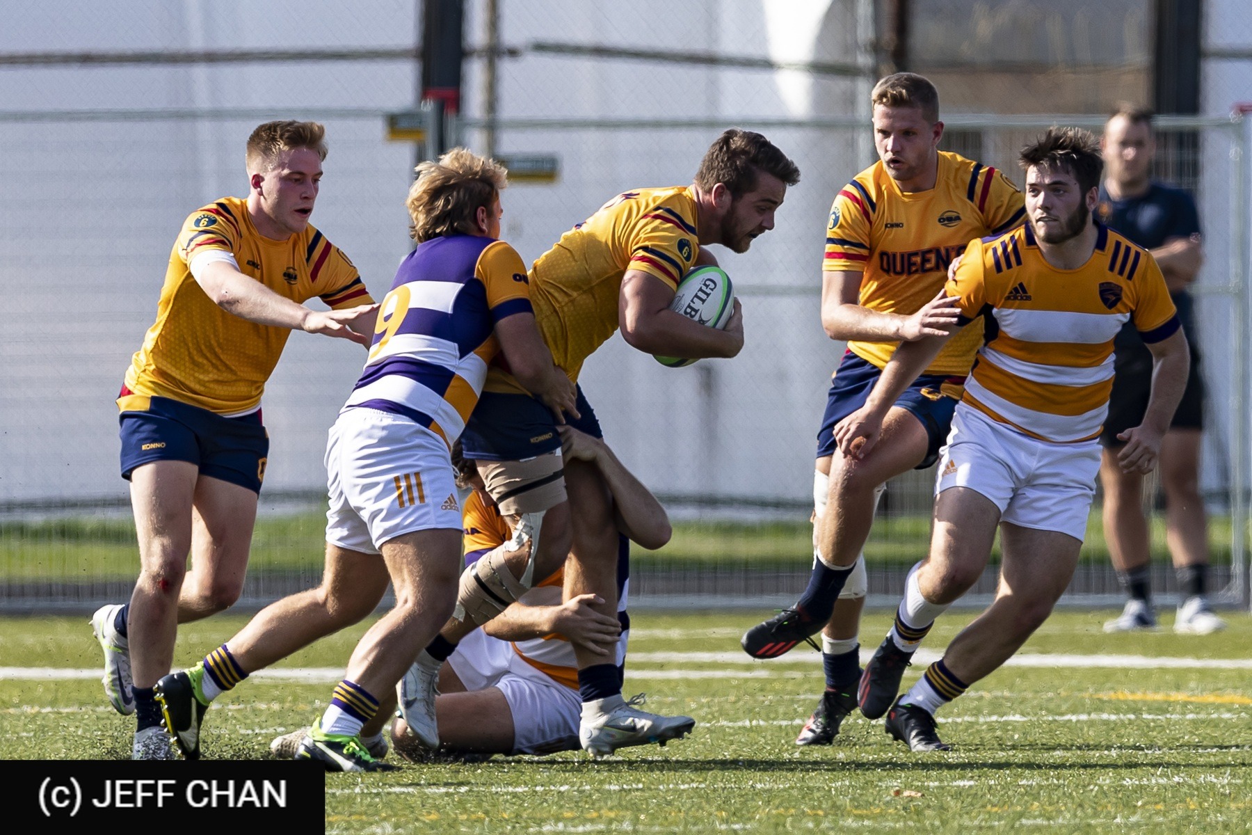  Queen's University - Wilfrid Laurier University - Rugby - OUA 2022 Queen's vs Laurier (#OUA22QULA10) Photo by: Jeff Chan | Siuxy Sports 2022-10-23