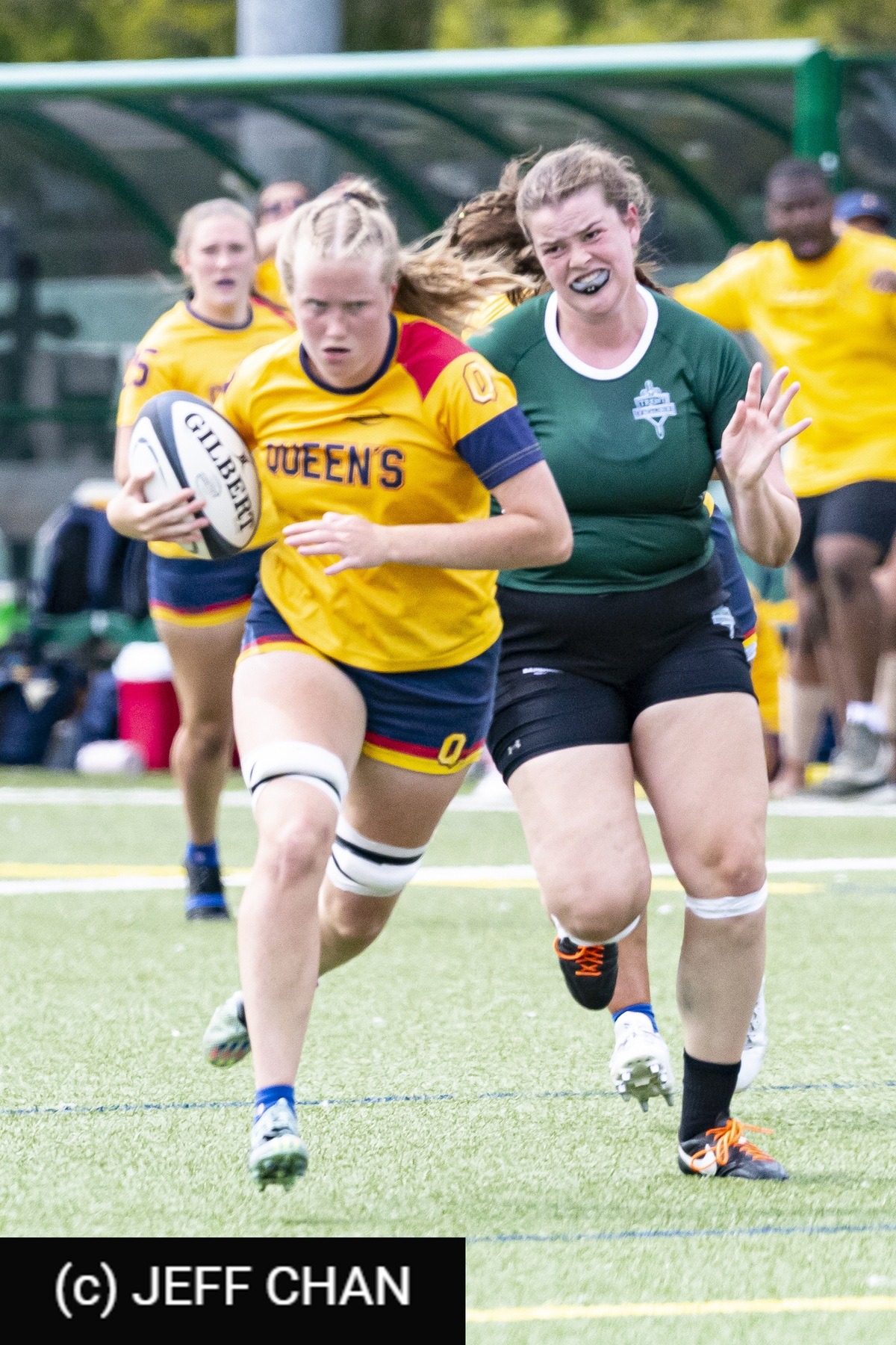  Queen's University - Trent University - Rugby - OUA 2023 Queen's (W) vs Trent (#OUW23QWTR09) Photo by: Jeff Chan | Siuxy Sports 2023-09-02