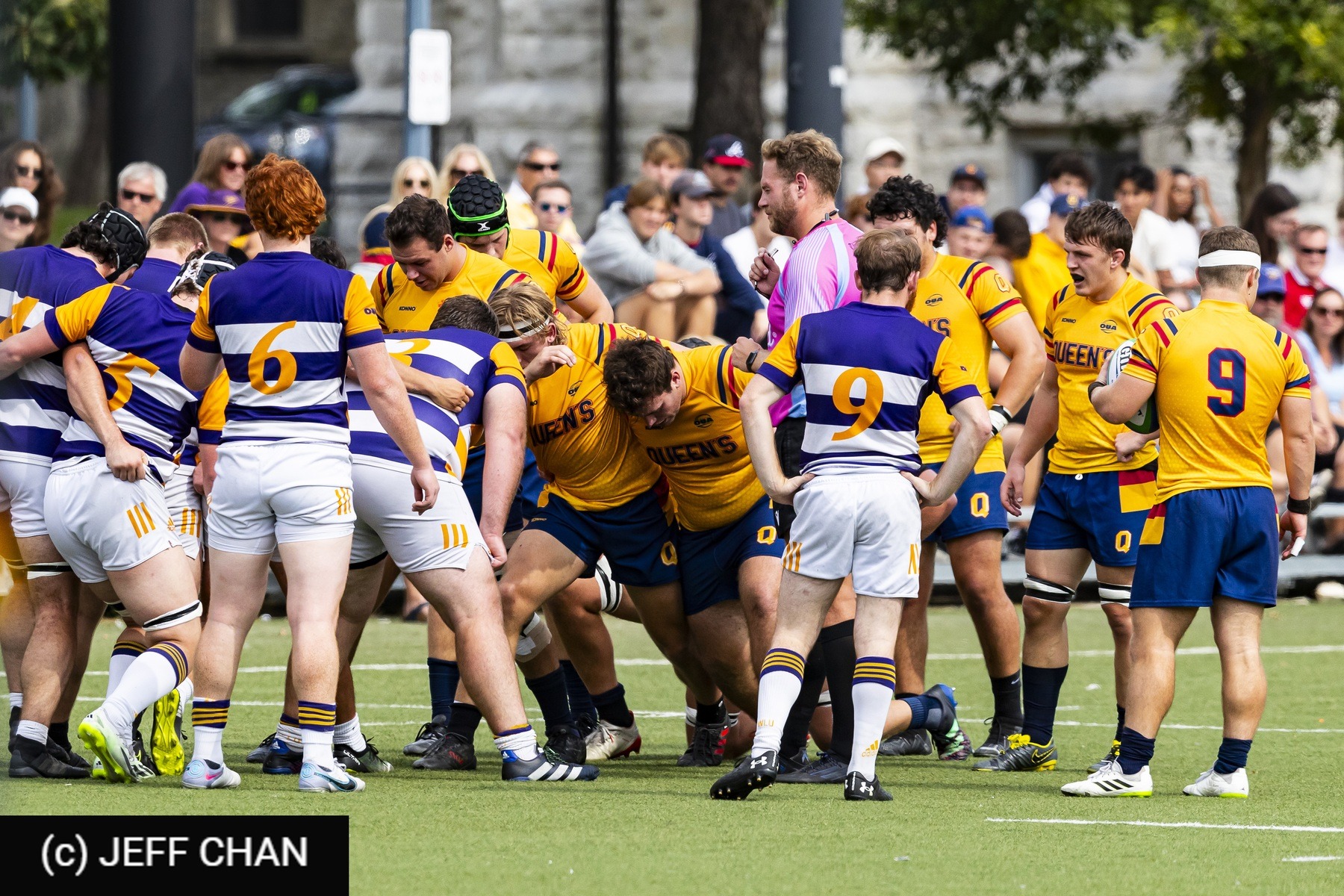  Queen's University - Wilfrid Laurier University - Rugby - OUA 2023 Queen's vs Laurier (#OUA23QULA09) Photo by: Jeff Chan | Siuxy Sports 2023-09-23