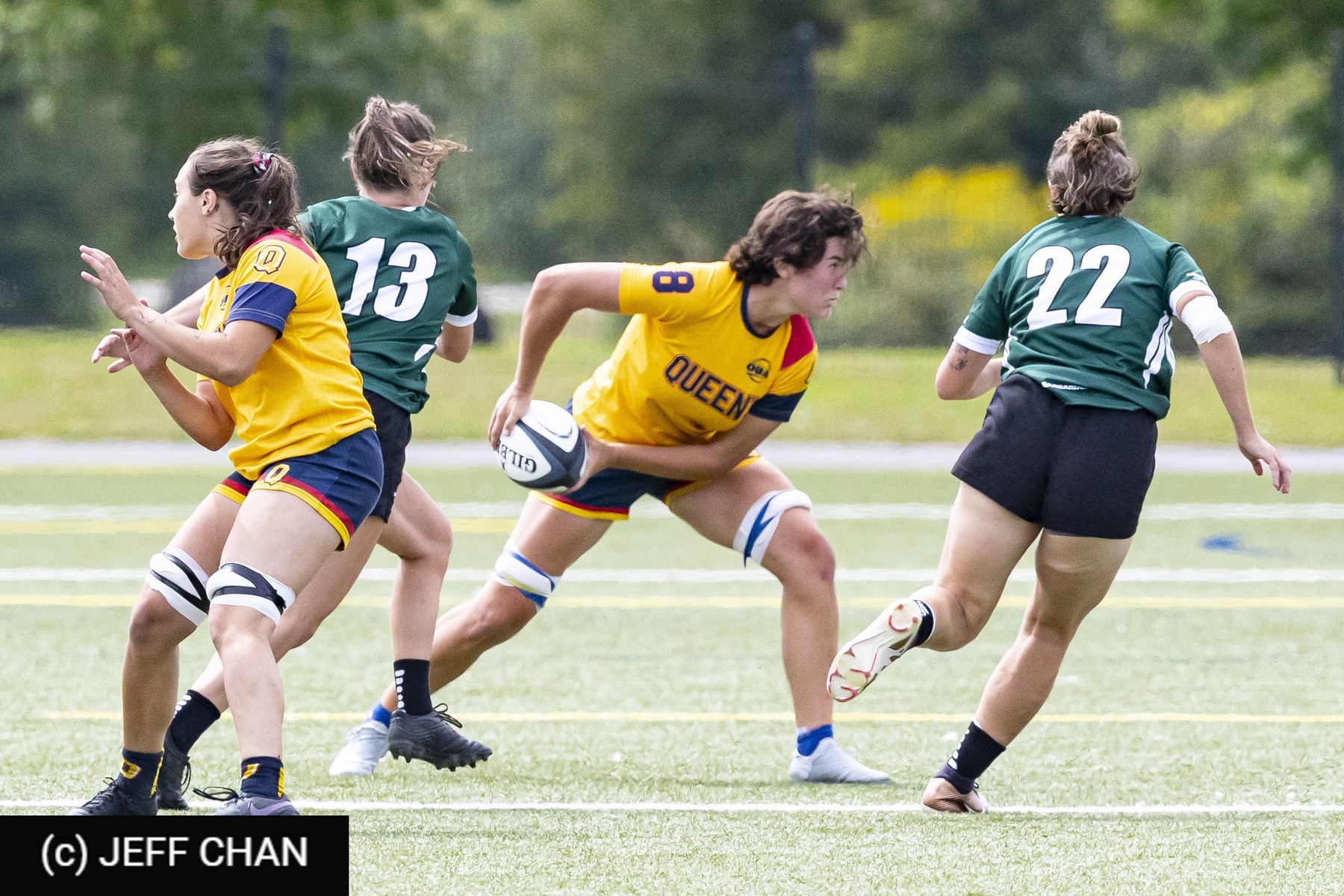  Queen's University - Trent University - Rugby - OUA 2023 Queen's (W) vs Trent (#OUW23QWTR09) Photo by: Jeff Chan | Siuxy Sports 2023-09-02