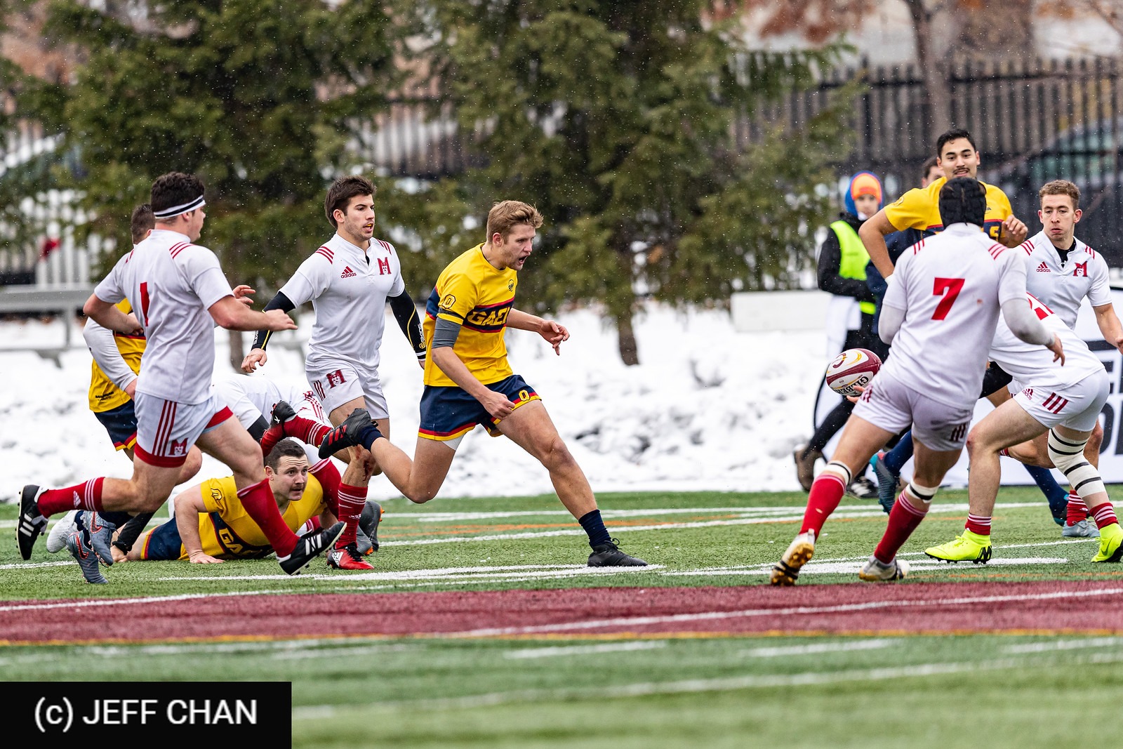 Cully QUIRKE - Evan UNDERWOOD -  Queen's University - Université McGill - Rugby - CANUMENS 2019 - Queen's U vs McGill U - by Jeff Chan (#CANUMENS1903) Photo by: Jeff Chan | Siuxy Sports 2019-11-20