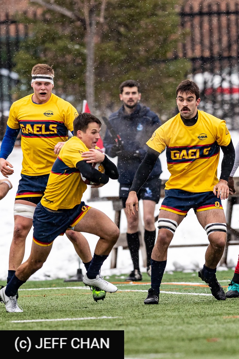 Benjamin COOK - Liam VARVARIS -  Queen's University - Université McGill - Rugby - CANUMENS 2019 - Queen's U vs McGill U - by Jeff Chan (#CANUMENS1903) Photo by: Jeff Chan | Siuxy Sports 2019-11-20
