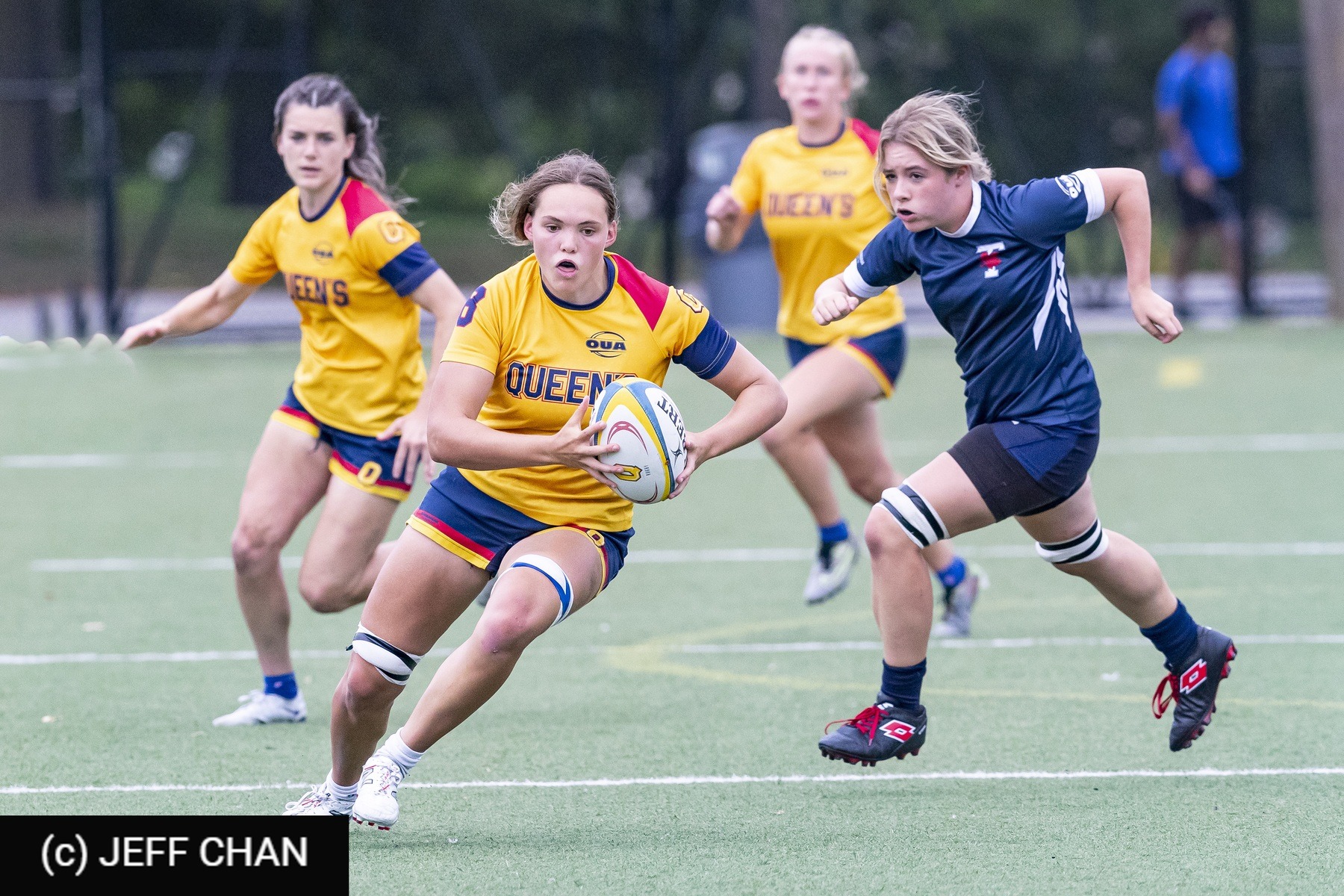  Queen's University - University of Toronto - Rugby - OUA 2023 Queen's (W) vs Toronto (#OUW23QWUT09) Photo by: Jeff Chan | Siuxy Sports 2023-09-09