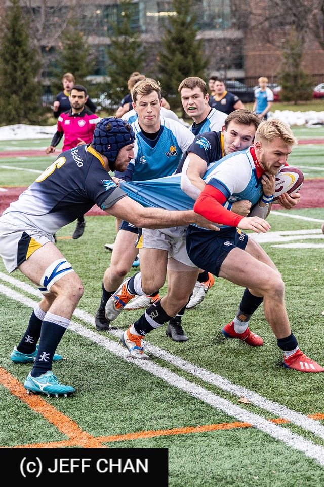 Nicholas CARSON - Lockie KRATZ -  University of British Columbia - University of Victoria - Rugby - CANUMENS 2019 - U British Columbia vs U Victoria - Gold Game by Jeff Chan (#CANUMENS1908) Photo by: Jeff Chan | Siuxy Sports 2019-11-24