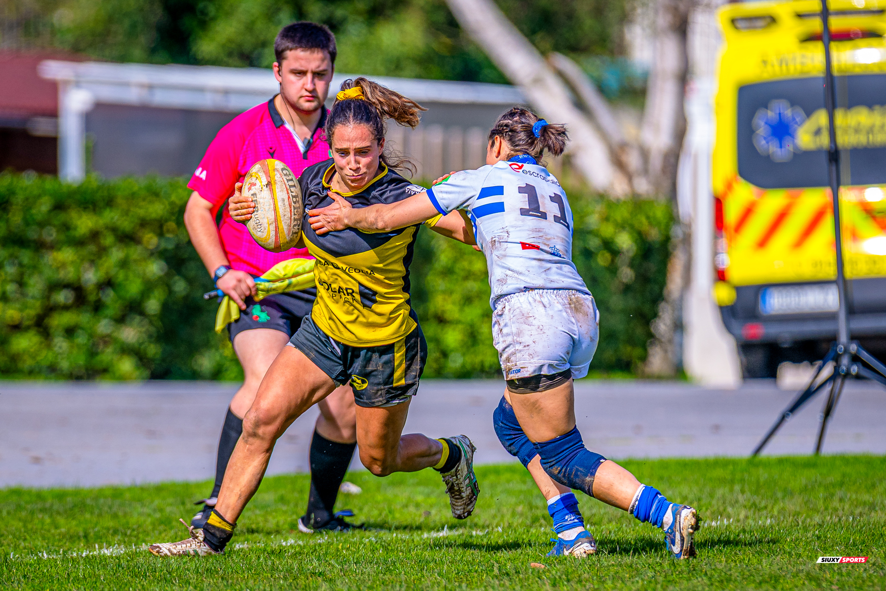  Getxo Artea Rugby Taldea - Olimpico RC Pozuelo - Rugby - FER 2026 - Getxo Neskak vs Olimpico Pozuelo (#FER26GNOP02) Photo by: Fredy Monfoto | Siuxy Sports 2026-02-22