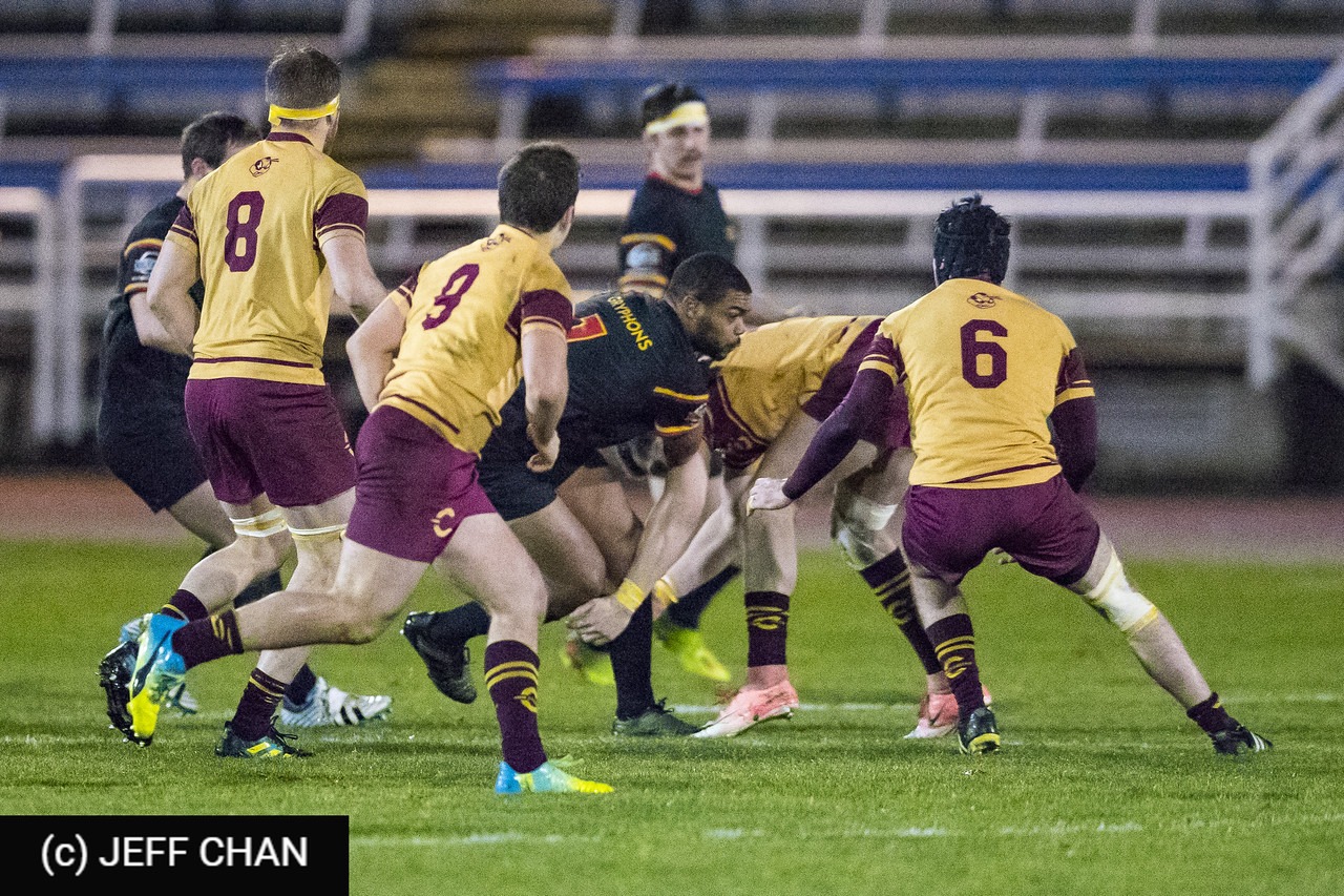  University of Guelph - Université Concordia - Rugby - CANUMENS 2018 - U Guelph vs Concordia U by Jeff Chan (#CANUMENS1801) Photo by: Jeff Chan | Siuxy Sports 2018-11-23