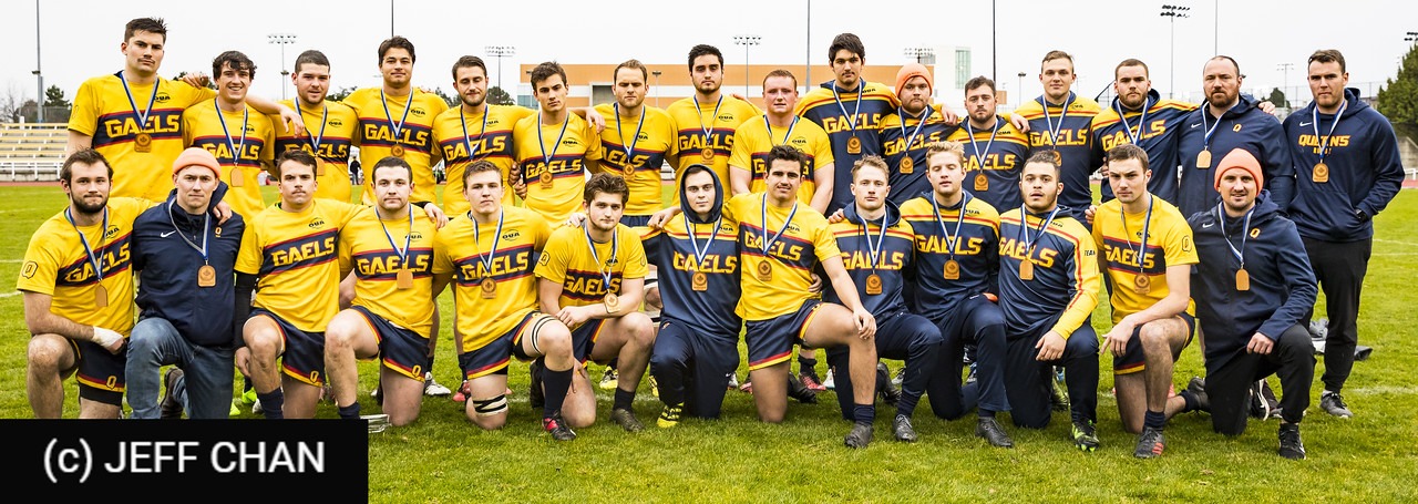 Lachlan DEVIR - Christian FUTSCHIK - Trevor HELGASON - Connor JAQUES -  Queen's University - University of British Columbia - Rugby - CANUMENS 2018 - Queen's U vs U British Columbia - Gold Game by Jeff Chan (#CANUMENS1809) Photo by: Jeff Chan | Siuxy Sports 2018-11-25