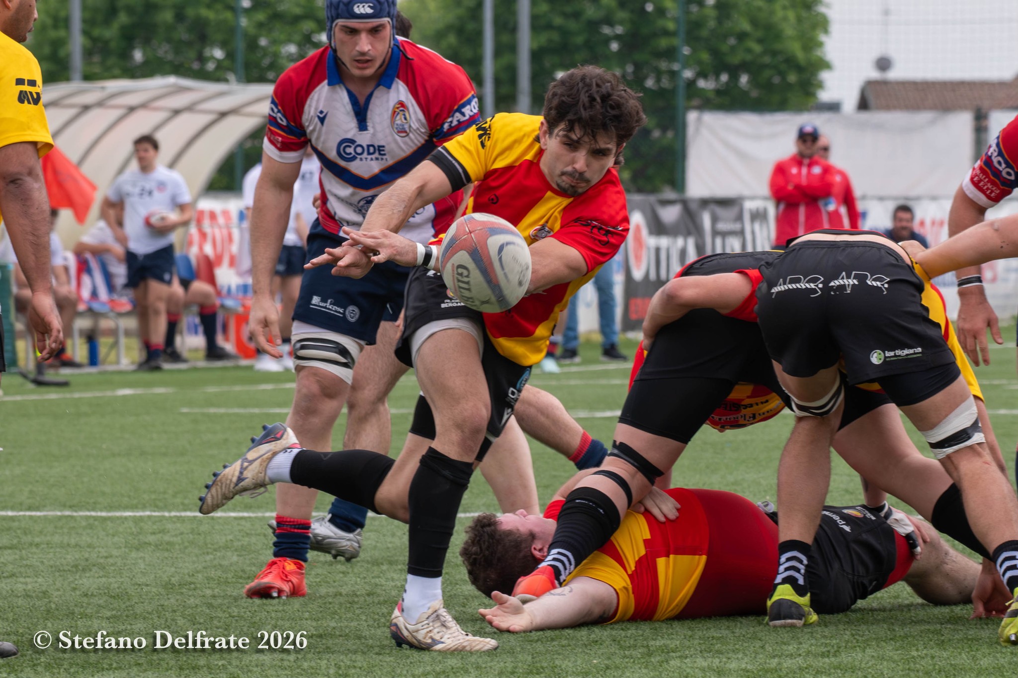  Rugby Rovato - Rugby Bergamo - Rugby - FIR 2026 - Serie B - Rugby Rovato vs Rugby Bergamo (#FIR26SBRRRB4) Photo by: Stefano Delfrate | Siuxy Sports 2026-04-11
