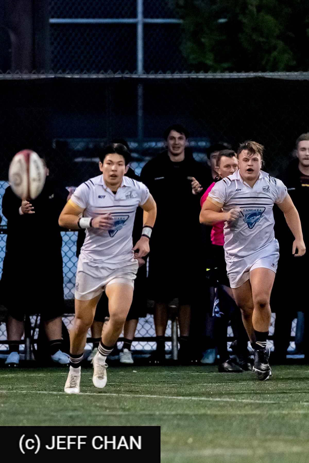 Jacob BLACKWOOD - Stephen WEBB -  University of British Columbia - University of Guelph - Rugby - CANUMENS 2025 - University of British Columbia vs University of Guelph - Game#7 by Jeff Chan (#CANUMENS2557) Photo by: Jeff Chan | Siuxy Sports 2025-11-14