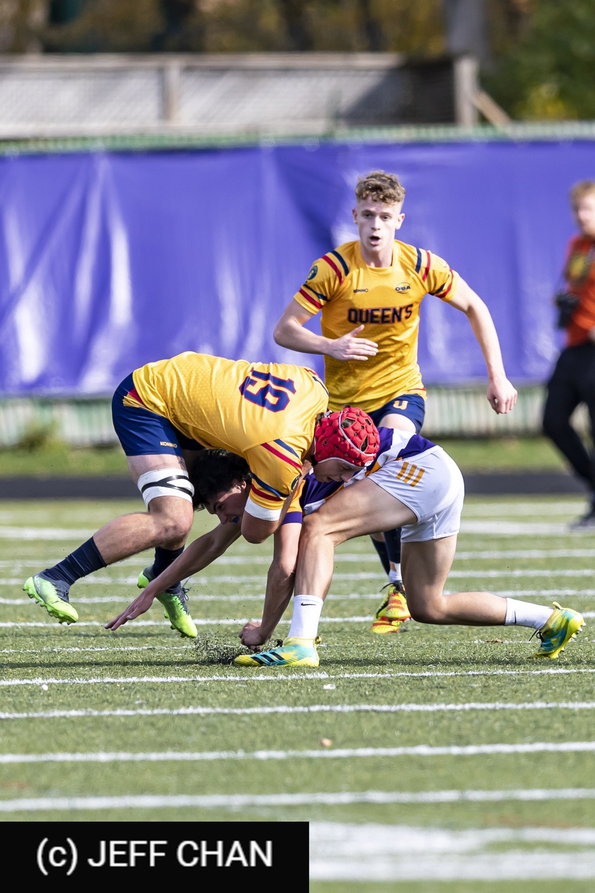  Queen's University - Wilfrid Laurier University - Rugby - OUA 2022 Queen's vs Laurier (#OUA22QULA10) Photo by: Jeff Chan | Siuxy Sports 2022-10-23