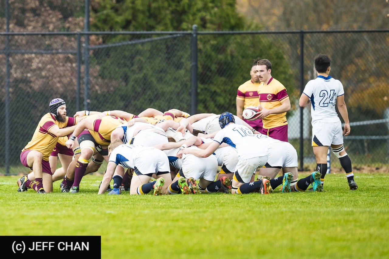 Jérôme LEVESQUE - Zach PELLETIER -  University of British Columbia - Université Concordia - Rugby - CANUMENS 2018 - U British Columbia vs Concordia U by Jeff Chan (#CANUMENS1803) Photo by: Jeff Chan | Siuxy Sports 2018-11-21