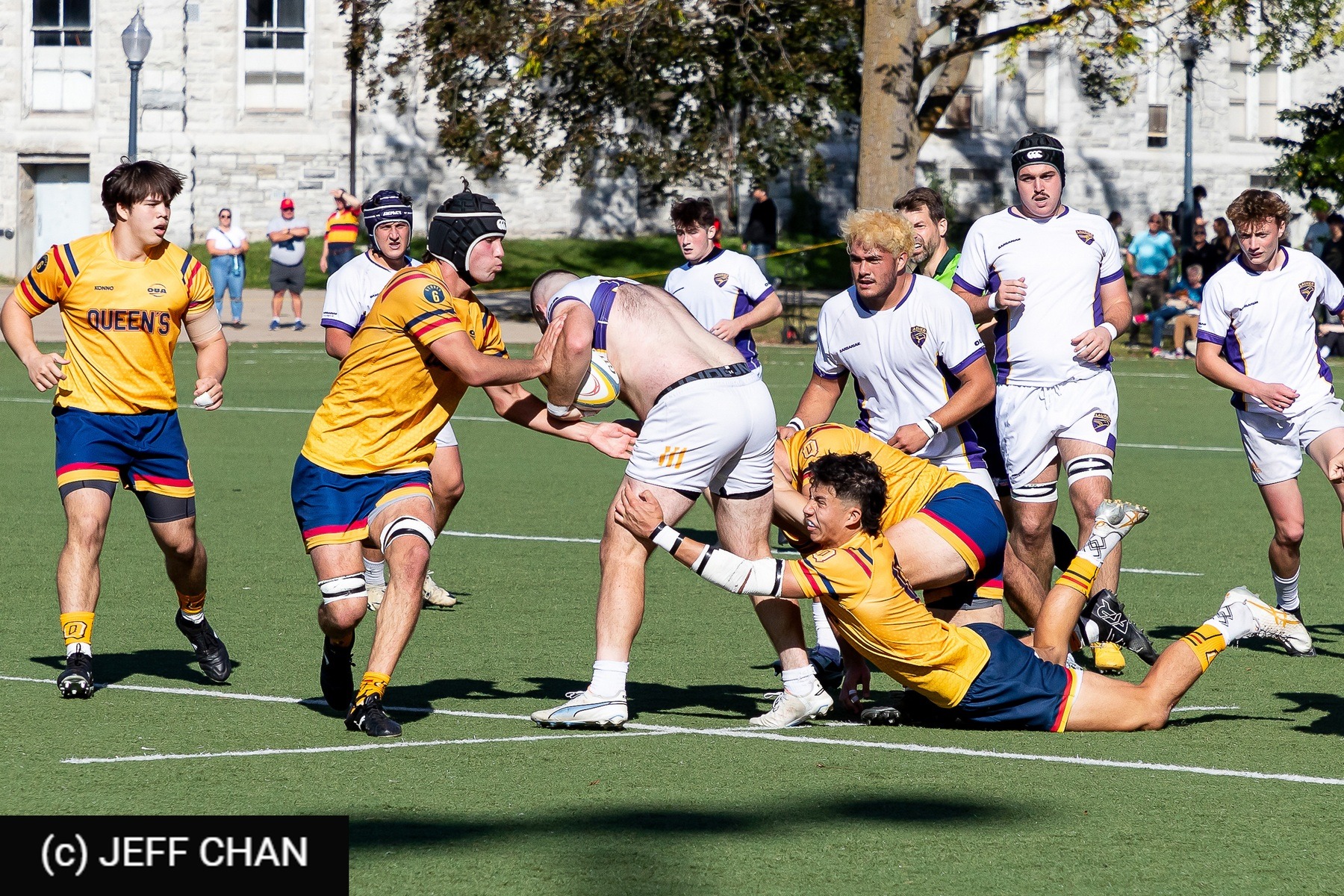  Queen's University - Wilfrid Laurier University - Rugby - OUA 2024 Queen's vs Laurier (#OUA24QULA10) Photo by: Jeff Chan | Siuxy Sports 2024-10-05