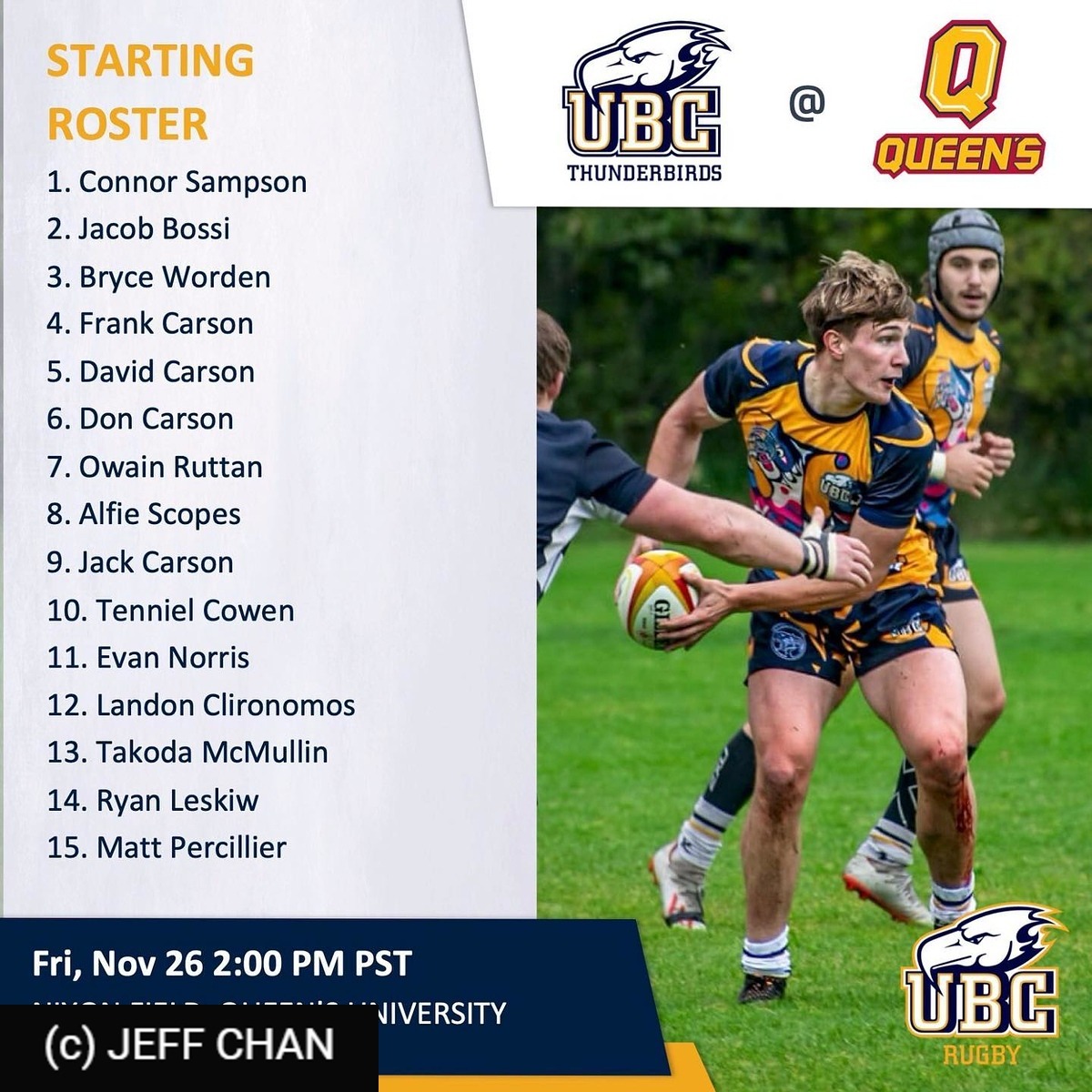  Queen's University - University of British Columbia - Rugby - CANUMENS 2021 - Queen's U vs U British Columbia - by Jeff Chan (#CANUMENS2105) Photo by: Jeff Chan | Siuxy Sports 2021-11-26