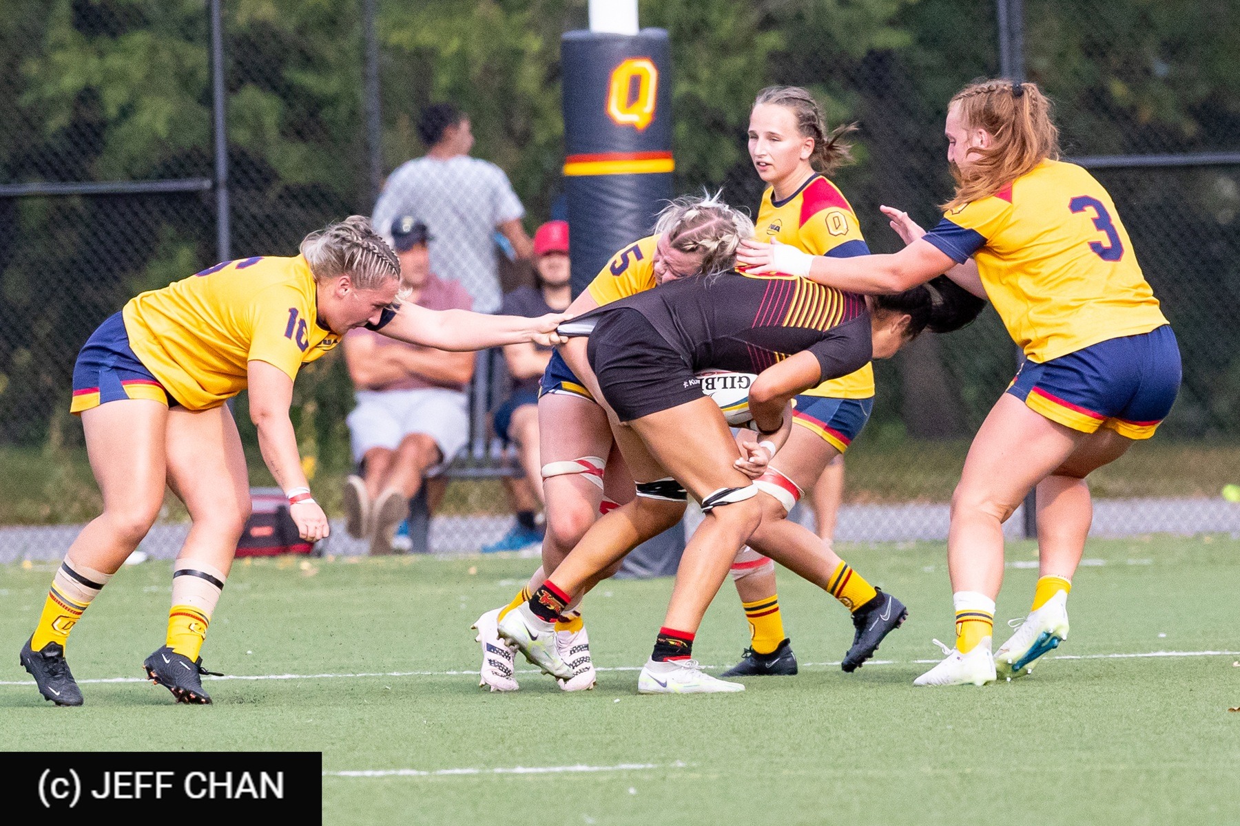  Queen's University - University of Guelph - Rugby - OUA 2023 Queen's (W) vs Guelph (#OUW23QWGU09) Photo by: Jeff Chan | Siuxy Sports 2023-09-23
