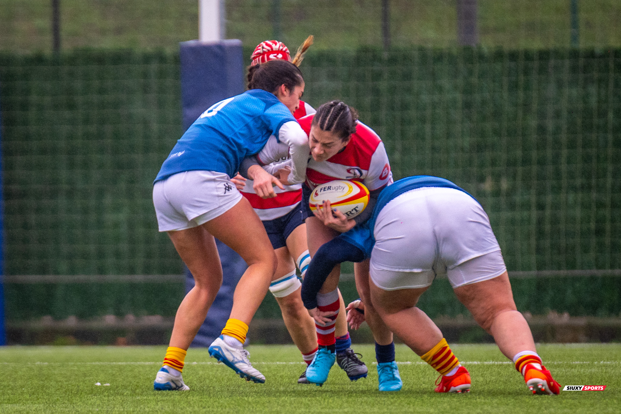  Universitario Bilbao Rugby - Unió Esportiva Santboiana - Rugby - FER 2026 -  Div Honor B Fem - Universitario Bilbao Rugby vs Unio Esportiva Santboiana (#FER26DHBFUBS1) Photo by: Fredy Monfoto | Siuxy Sports 2026-01-18