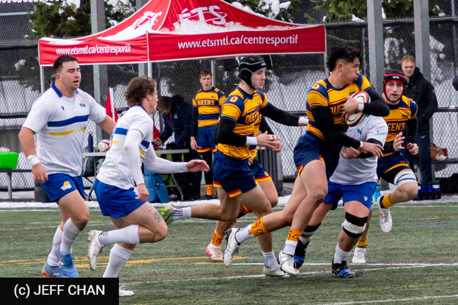 Brendan KIM -  Queen's University - University of Victoria - Rugby - CANUMENS 2025 - Queen's University vs University of Victoria - Game#1 by Jeff Chan (#CANUMENS2581) Photo by: Jeff Chan | Siuxy Sports 2025-11-12