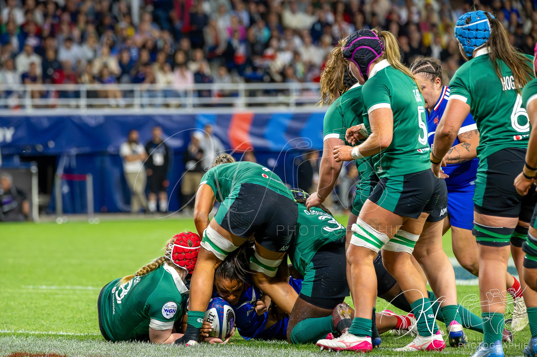  Équipe feminin de France de rugby à XV - Ireland National Rugby Union Fem Team - Rugby - 6 Nations 2026 W - France vs Irland (#6NW26FRIR5) Photo by: Karine Valentin | Siuxy Sports 2026-05-15