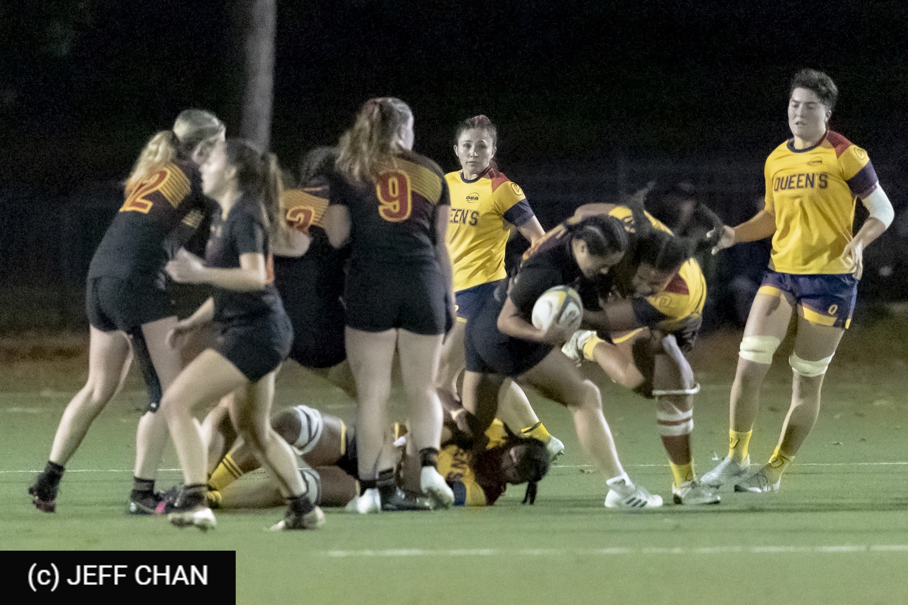  Queen's University - University of Guelph - Rugby - OUA 2023 Queen's (W) vs Guelph Final (#OUW23QWGU10) Photo by: Jeff Chan | Siuxy Sports 2023-10-27