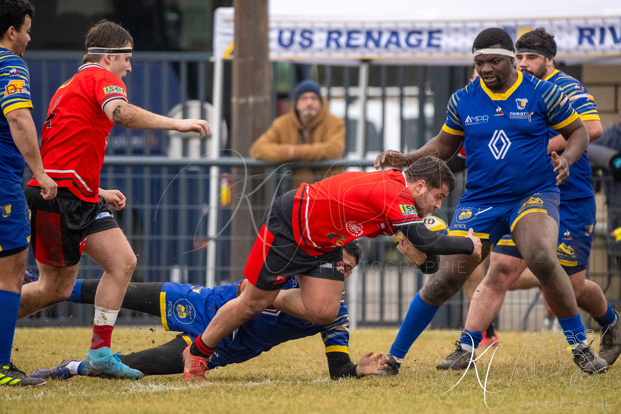  US Renage Rives Rugby - Beaurepaire - Rugby - FFR 2026 - Fed 3 - Renage Rives vs Beaurepaire (#FFR26F3RRBR01) Photo by: Karine Valentin | Siuxy Sports 2026-01-18
