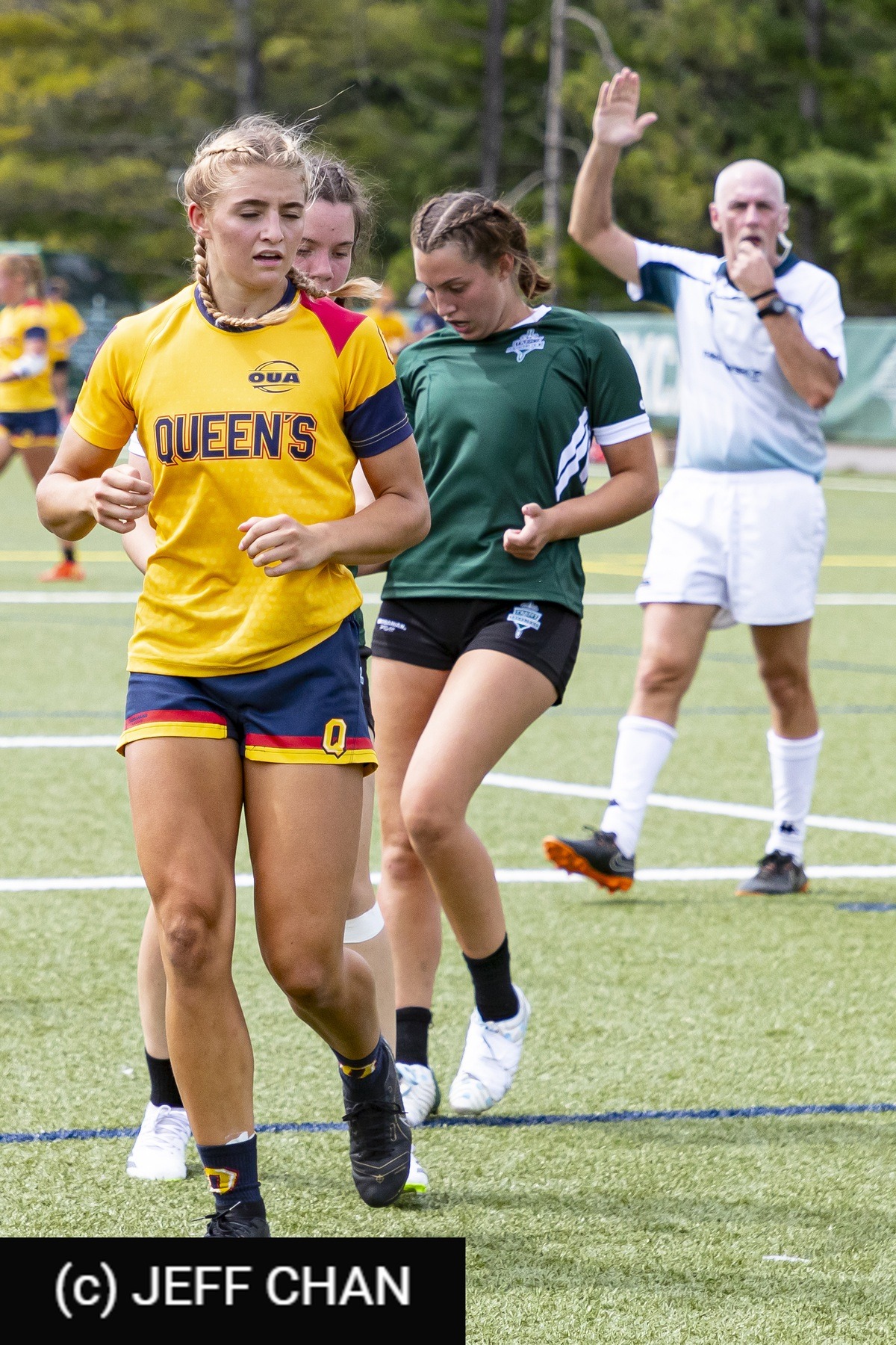  Queen's University - Trent University - Rugby - OUA 2023 Queen's (W) vs Trent (#OUW23QWTR09) Photo by: Jeff Chan | Siuxy Sports 2023-09-02