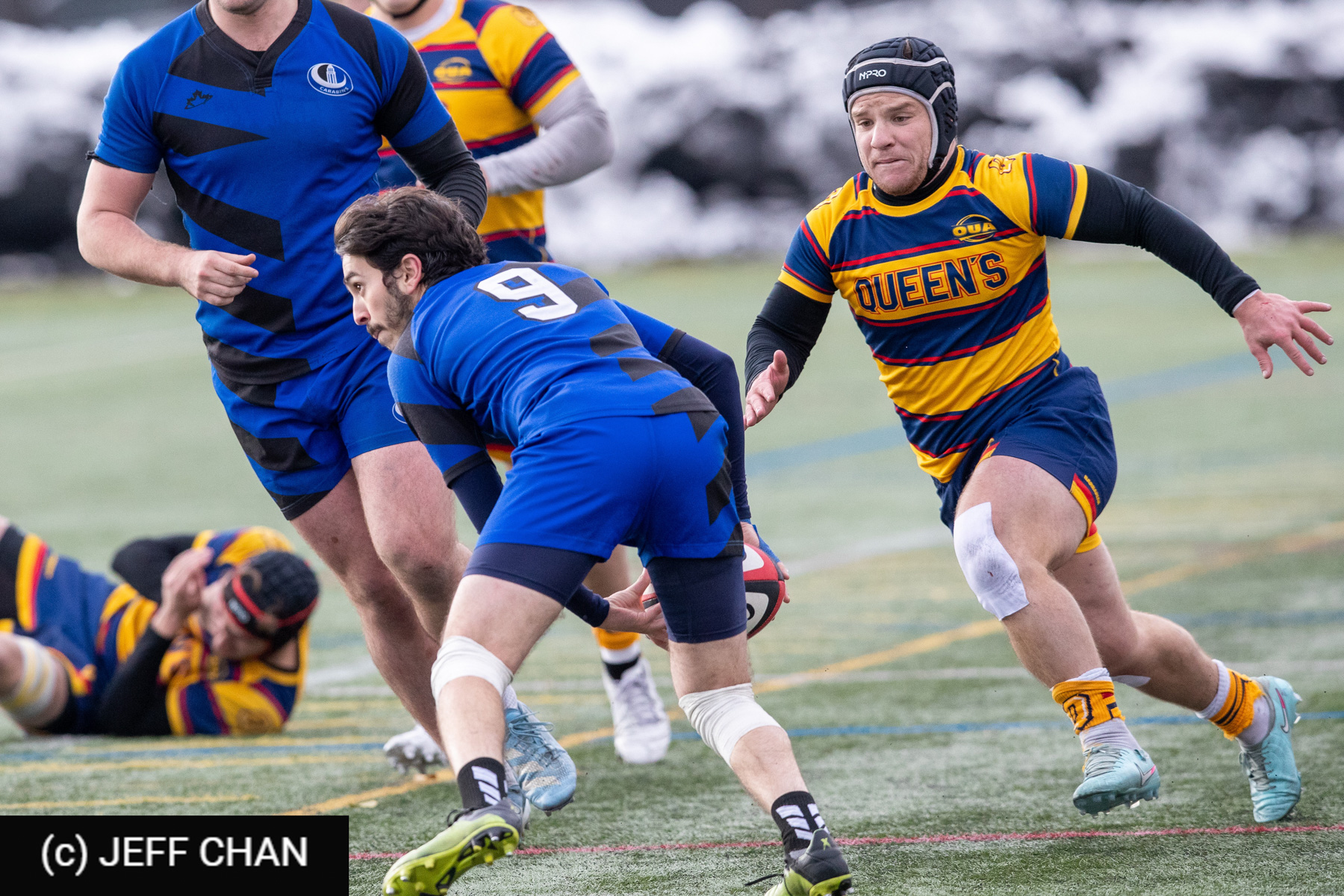 Adam DOYLE -  Université de Montréal - Queen's University - Rugby - CANUMENS 2025 - Université de Montréal vs Queen's University - Game#10 by Jeff Chan (#CANUMENS2560) Photo by: Jeff Chan | Siuxy Sports 2025-11-16
